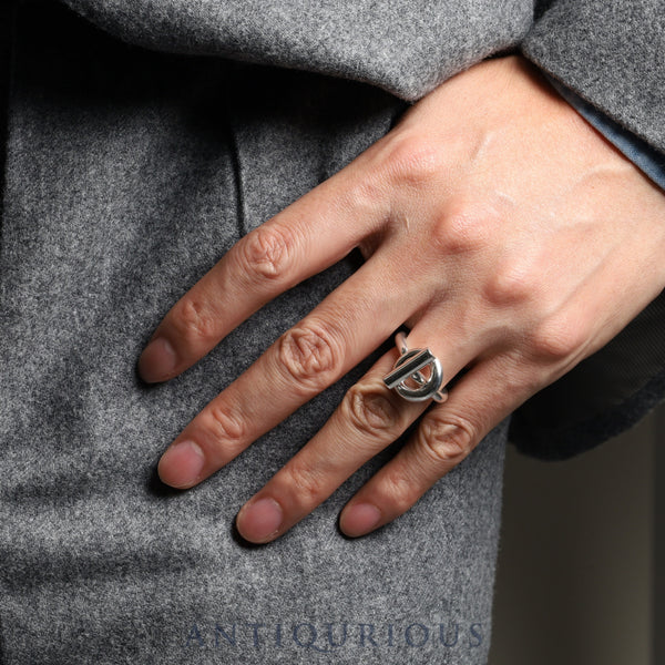 エルメス リング エシャペ SV925 #54 箱 23年刻