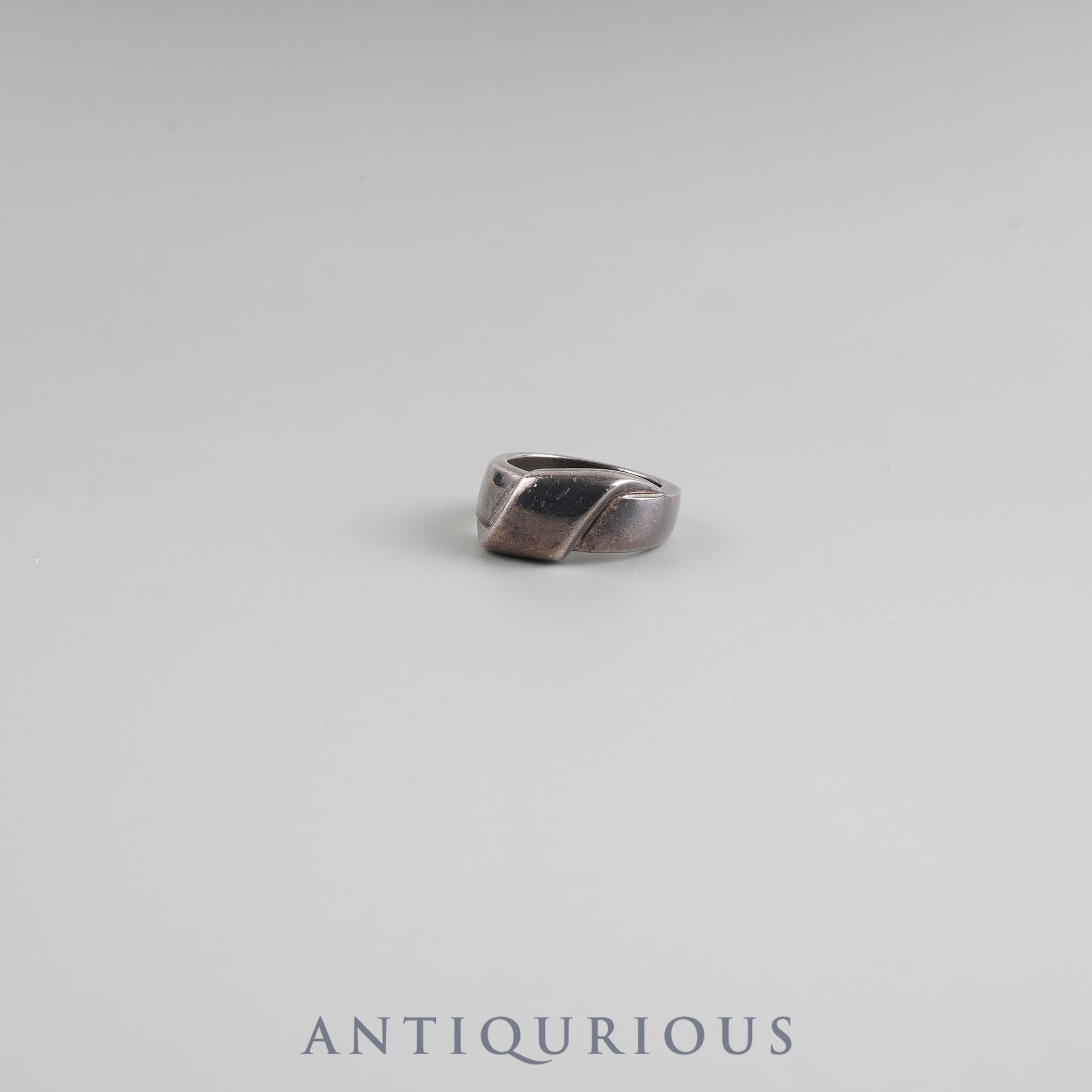 Hermes ring vintage SV925 size 10.5 ribbon motif