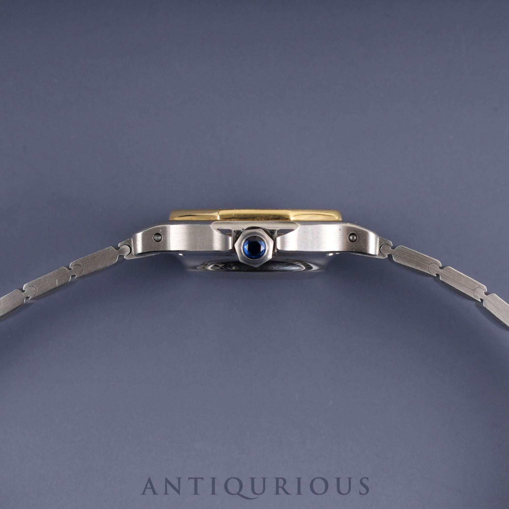 Cartier Santos Octagon SM 2039488 Automatic SS/YG SS/YG Grey ghost dial Box International lifetime warranty (1984) Complete service (full maintenance) completed at Cartier boutique