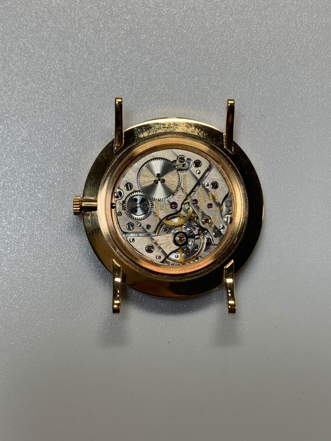 IWC ポートフィノ PORTFINO / ポートフィノ 2010 手巻き Cal.1852 750 革 純正ピンバックル(GP) ホワイトローマン文字盤 オーバーホール済み アイダブリュシー