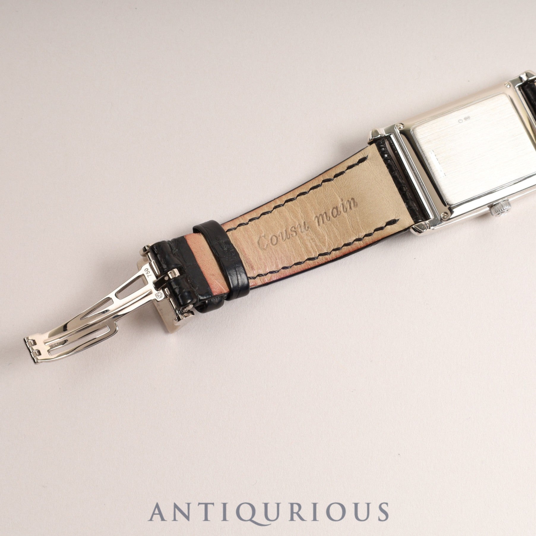 Audemars Piguet Edward Piguet 15015BC.OO.D001CR.01 Automatic Cal.2140 750 Leather Black Arabic Dial 1994-2000