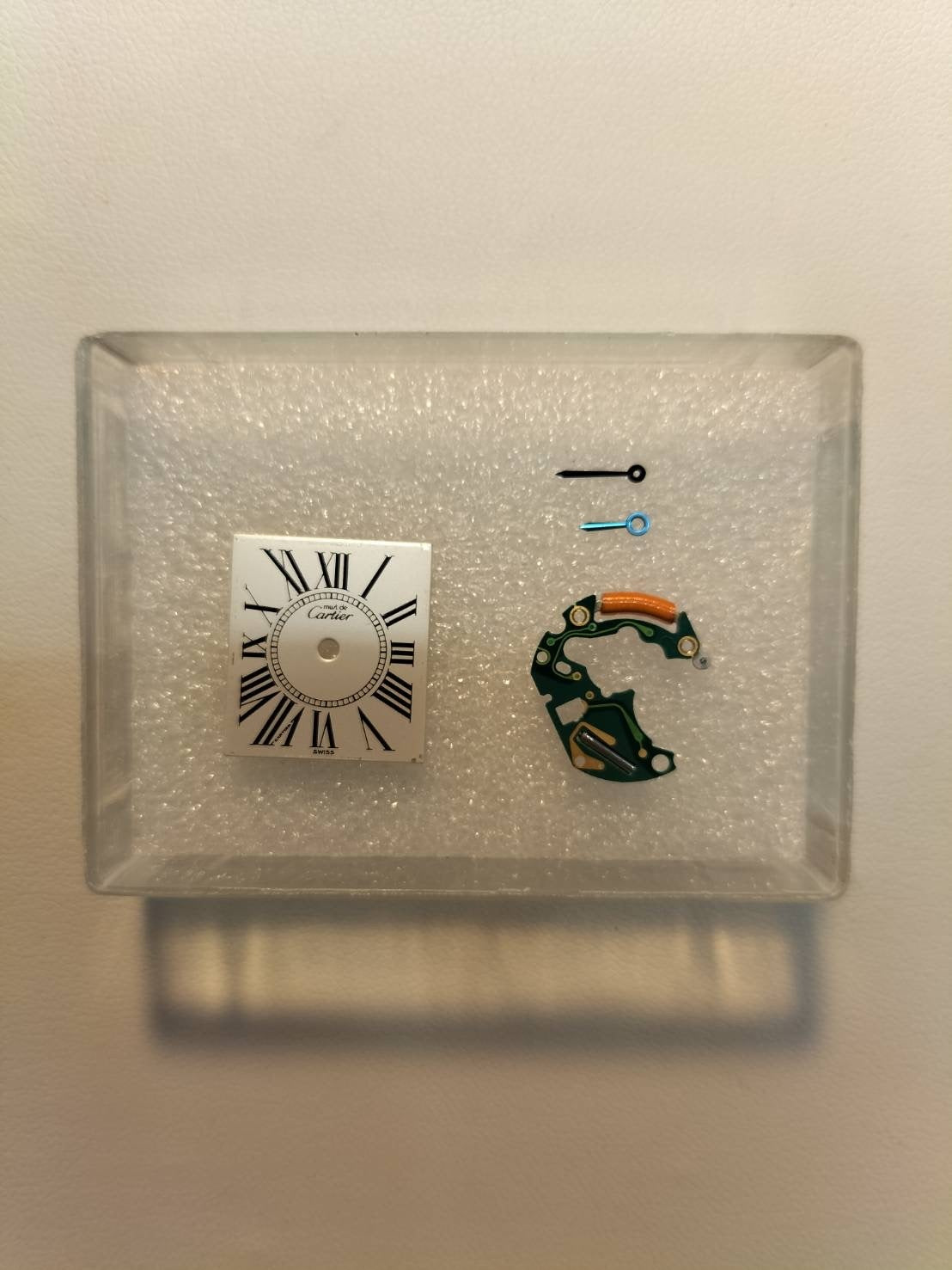 カルティエ マストタンク SM W1005554 / 5057001 クォーツ Cal.057 SV925 革 純正尾錠(GP)オパラン文字盤 オーバーホール済み 新品仕上げ済み