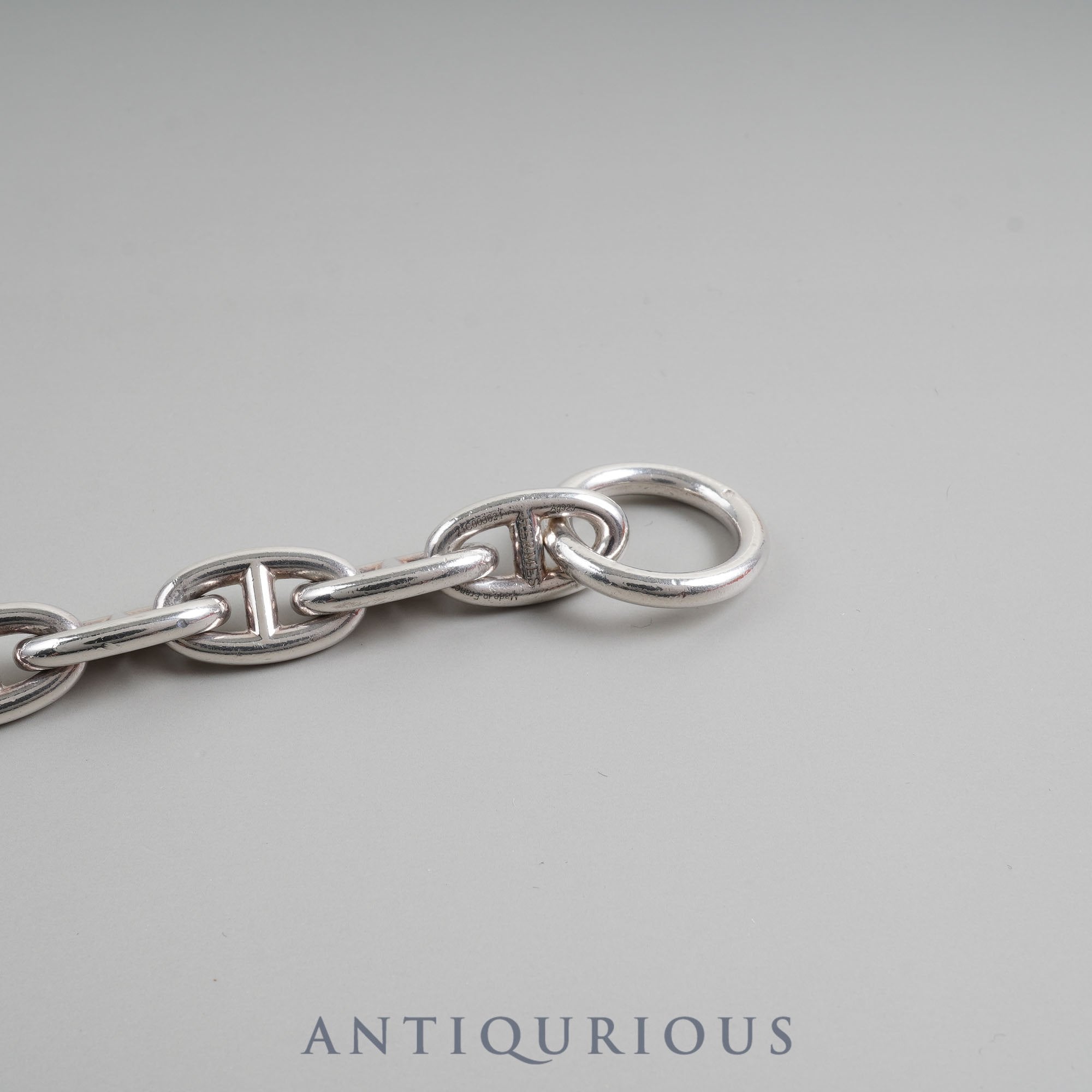 Hermes Bracelet Chaine d'Ancre GM 14 links SV925 Box