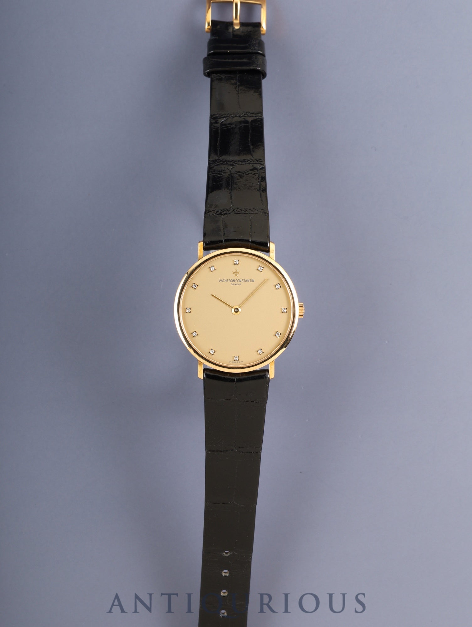 Vacheron Constantin Essential 31039 Manual Winding Cal.1132.2 750YG Original Leather Strap Original Pin Buckle (750YG) Champagne Dial (Diamond / Sigma Dial) Box Case Overhauled