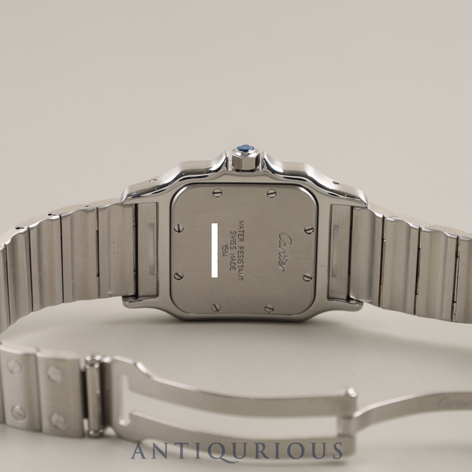 カルティエ サントス ガルベLM W20025D6  / 1564 クォーツ Cal.87  SS SS  アイボリー文字盤 オーバーホール済み