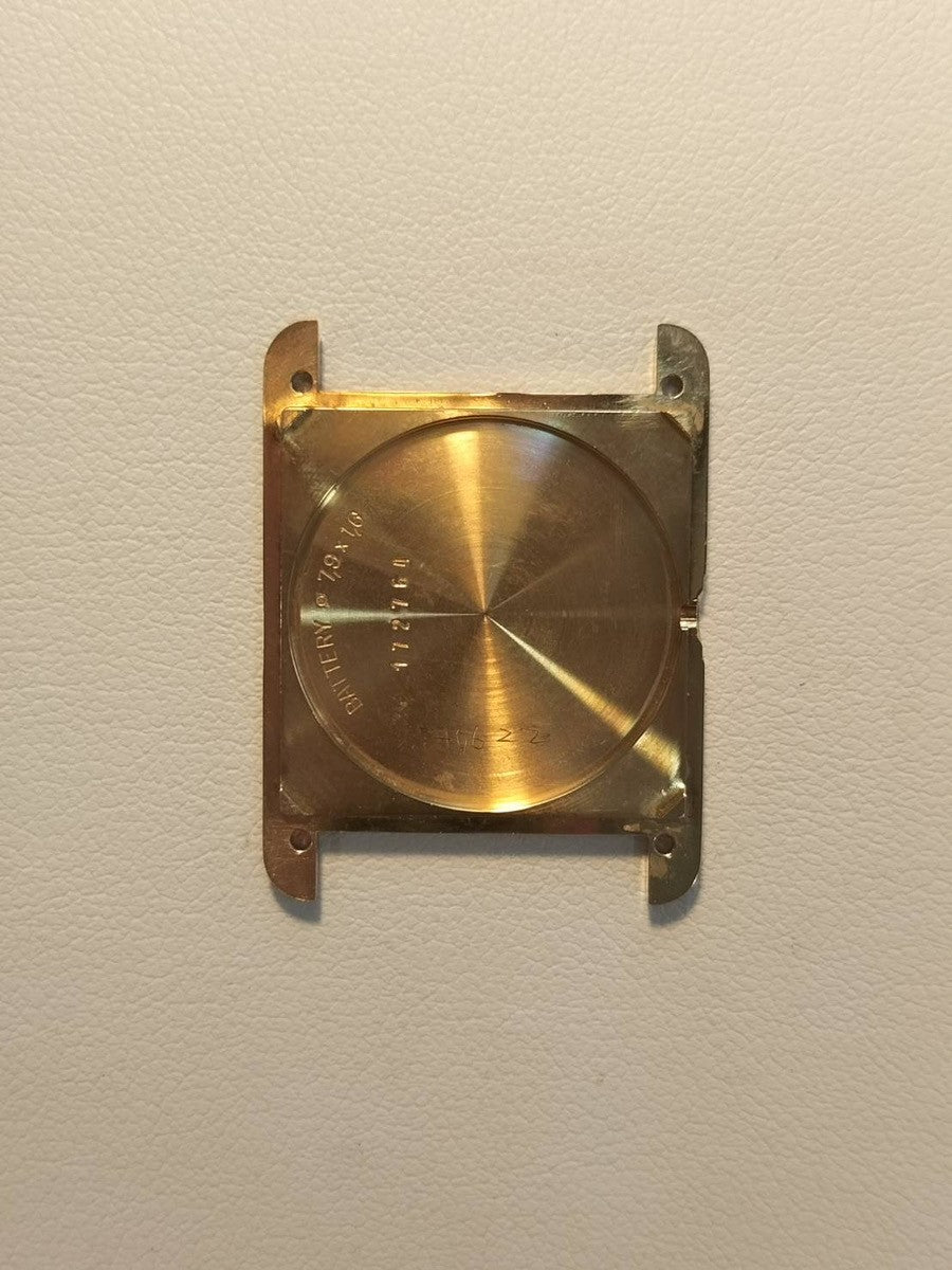 カルティエ マストタンク LM 590005 クォーツ Cal.690 SV925 革 純正Dバックル(GP) オパラン文字盤 箱 冊子 保証書(1996年) オーバーホール済み