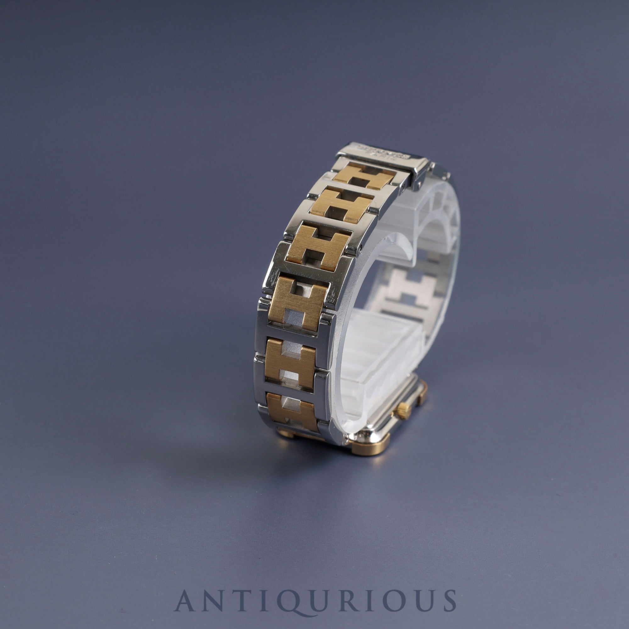 Hermes Cloajour CR1.220 Quartz Cal.976.001 SS/GP SS/GP White Dial Overhauled