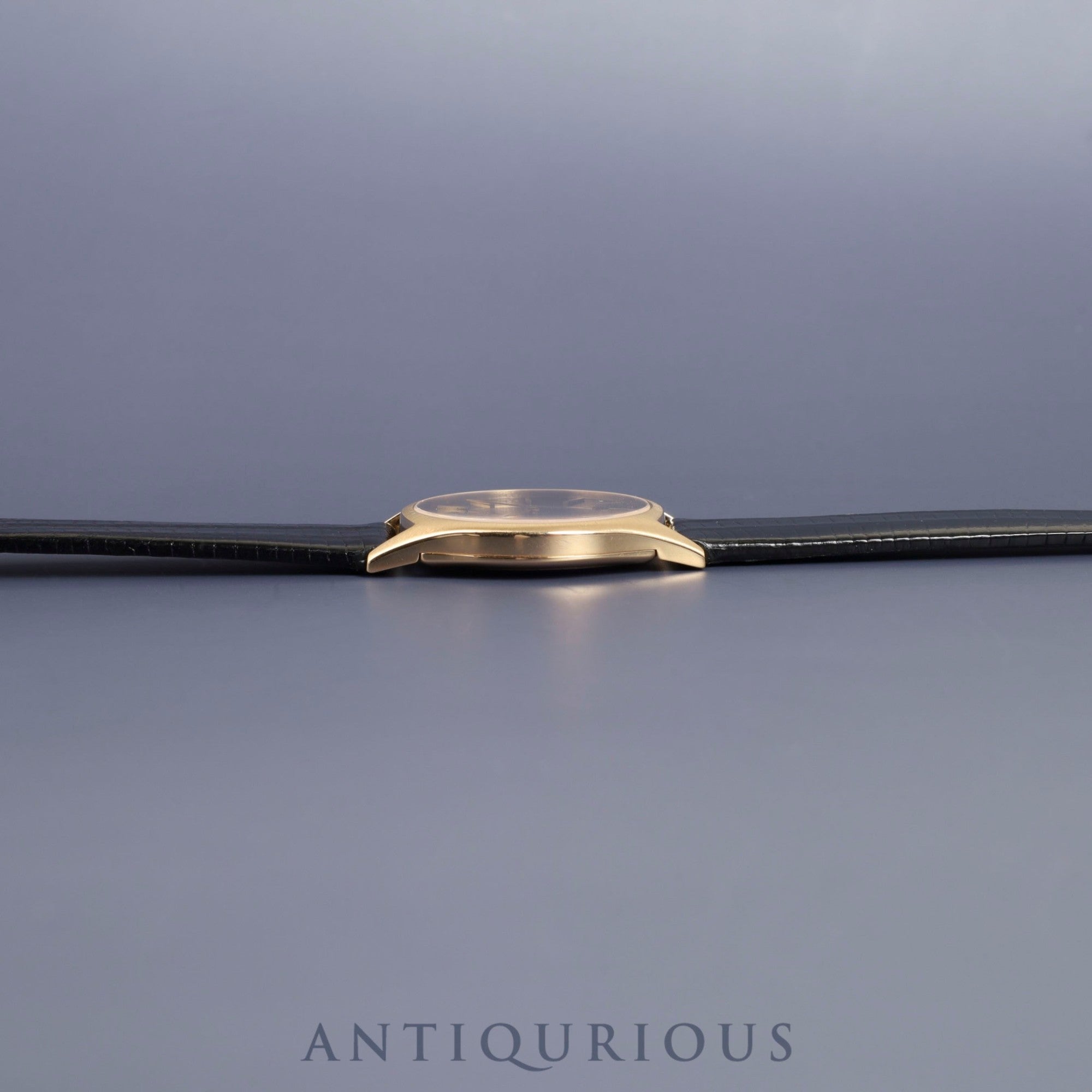 Rolex Cellini 3806/8 Manual winding Cal.1600 750 Leather Genuine buckle (GP) Black dial No. 40 (1974) Box International service warranty (2013) Overhauled