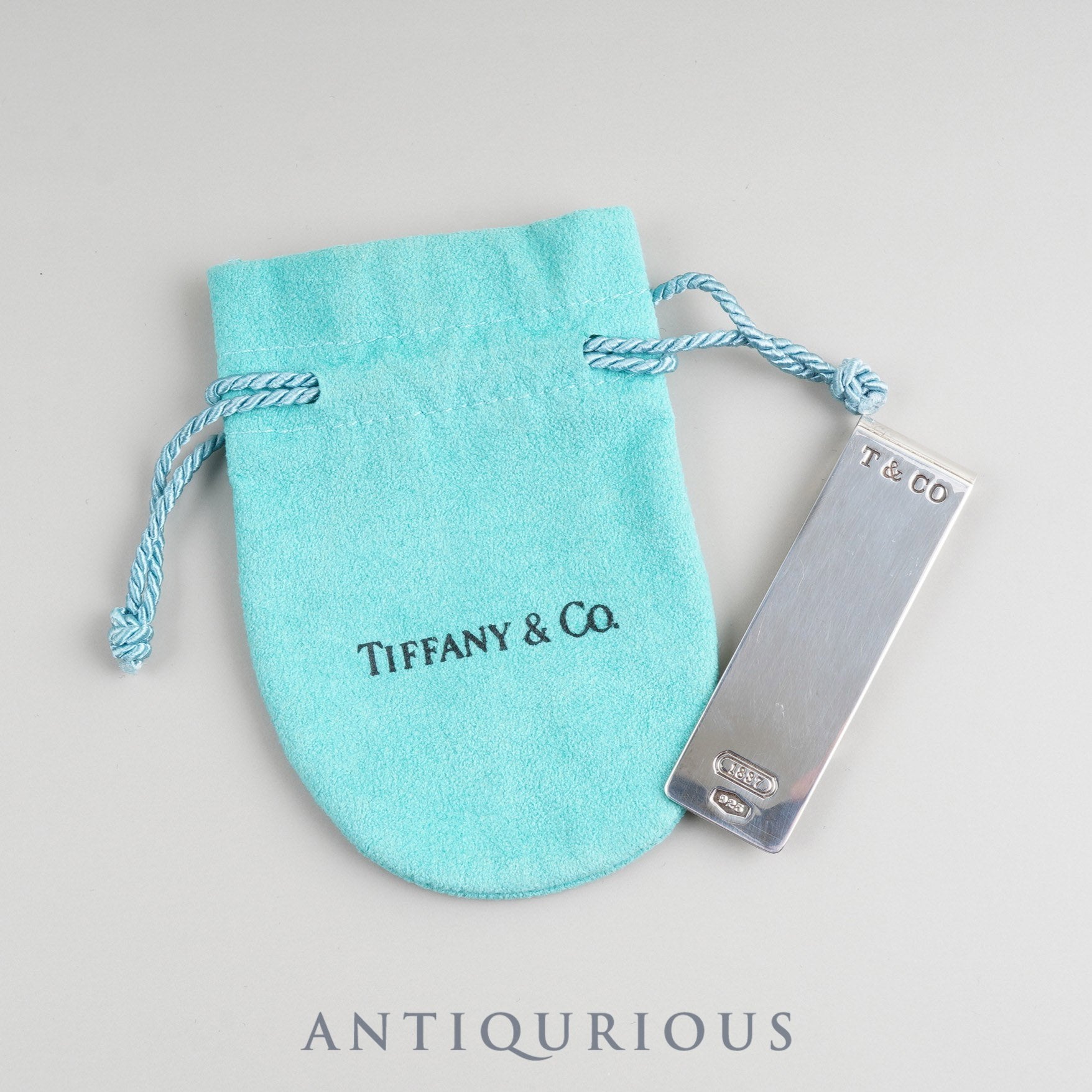 Tiffany Money Clip 1837 SV925 Dust Bag