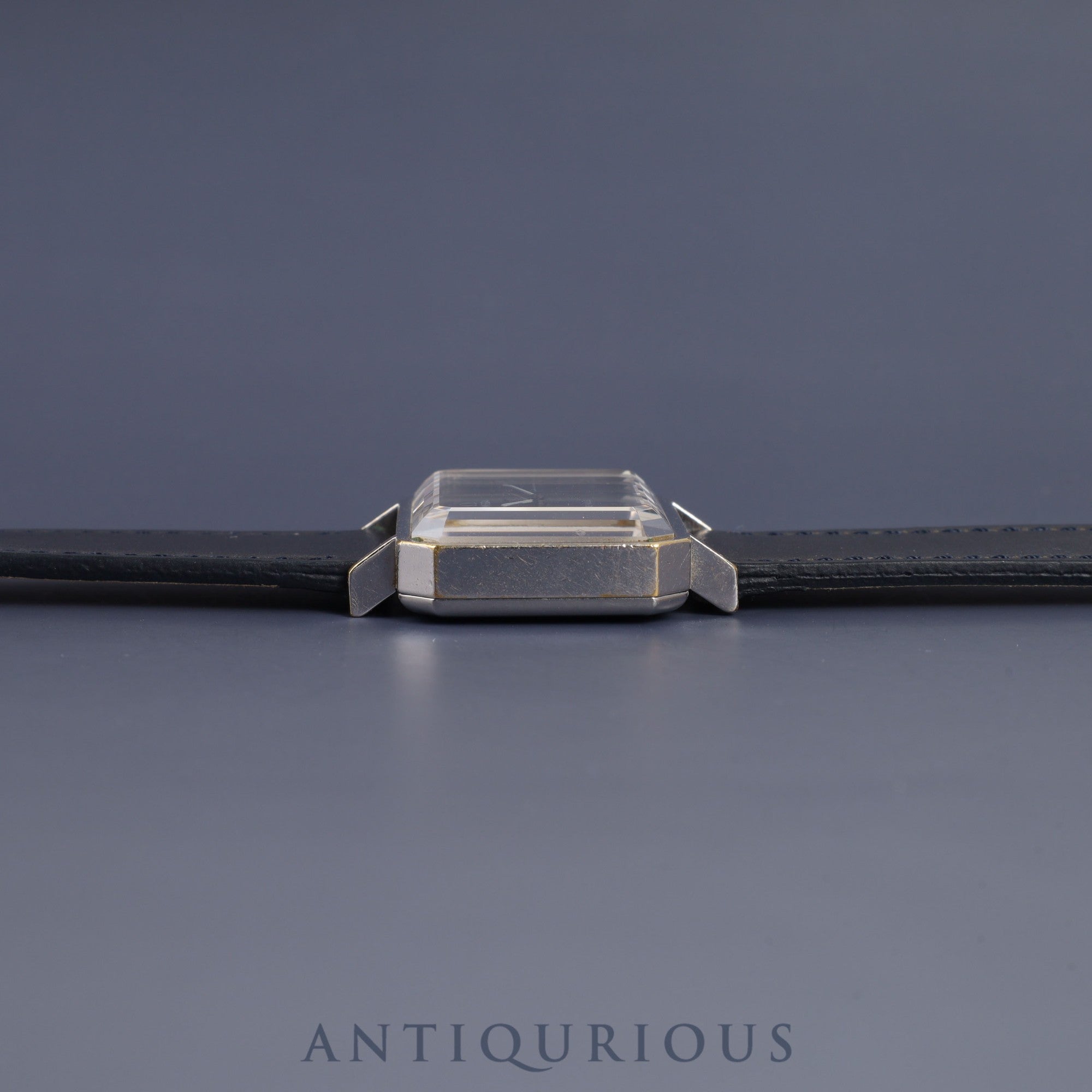 Omega De Ville 5110379 Manual winding SS Leather Genuine buckle (SS) Navy dial Overhauled