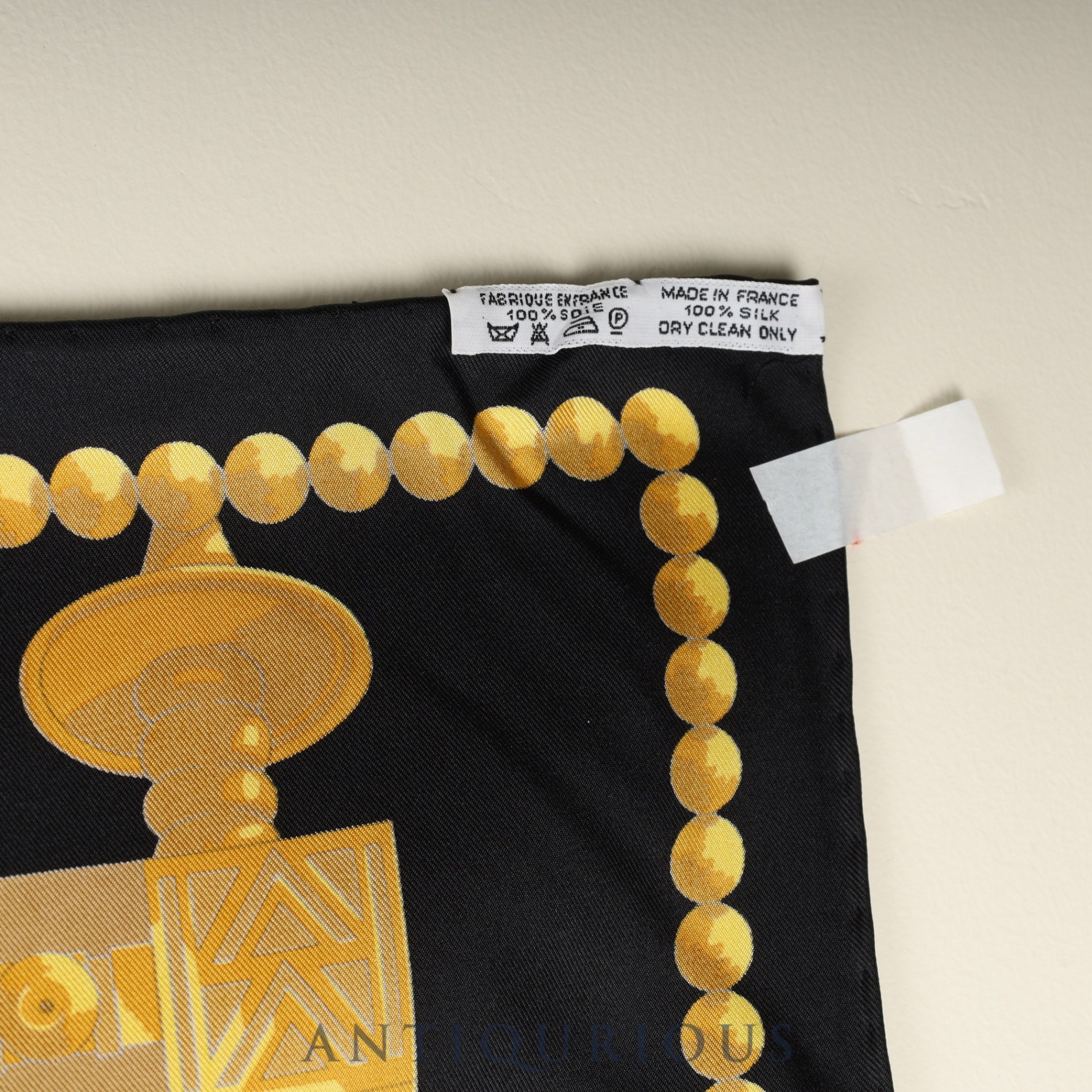 エルメス スカーフ カレ90 アフリカのスプーン SILK100% 箱