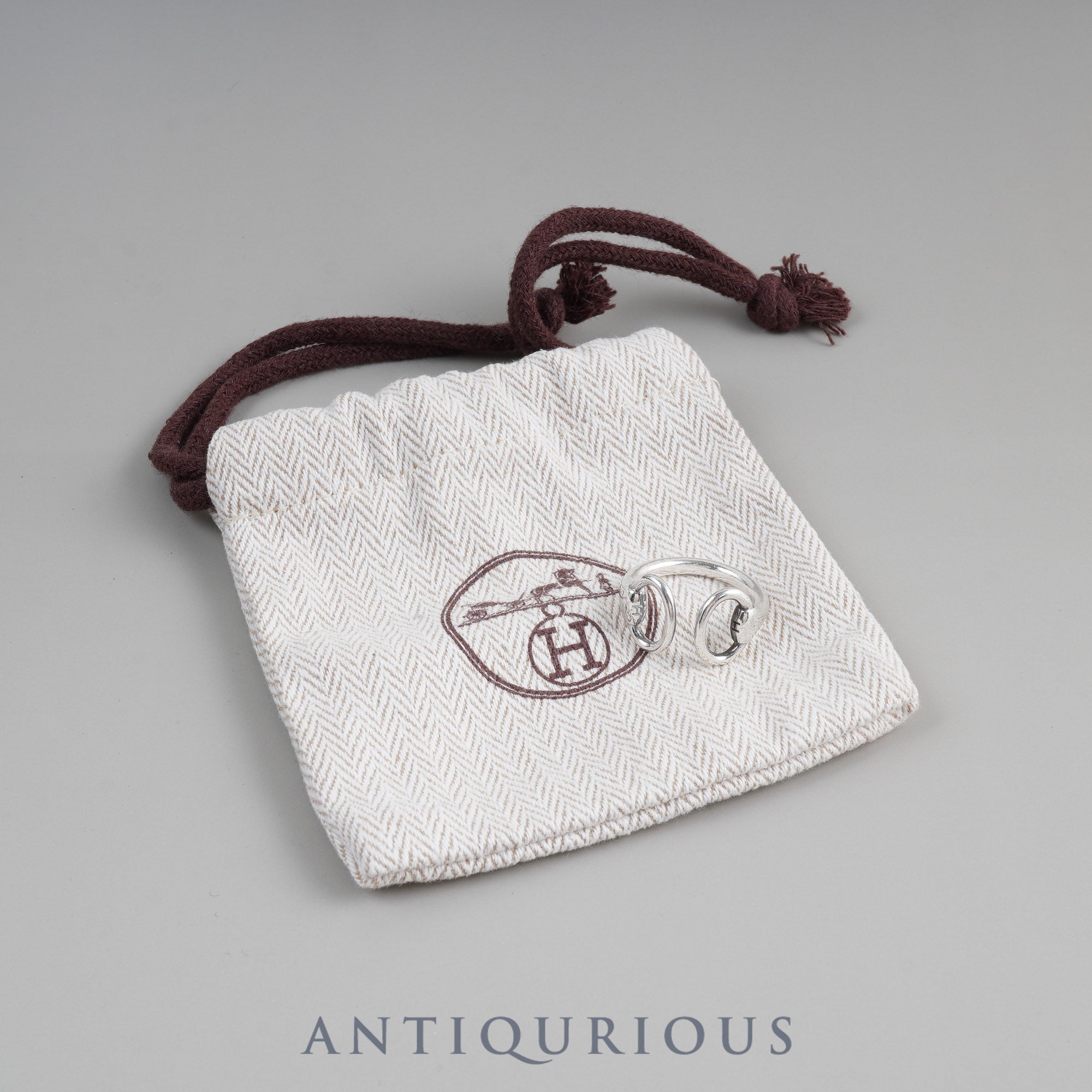Hermes Ring Nausicaa Nojika SV925 Approx. Size 15 Storage Bag