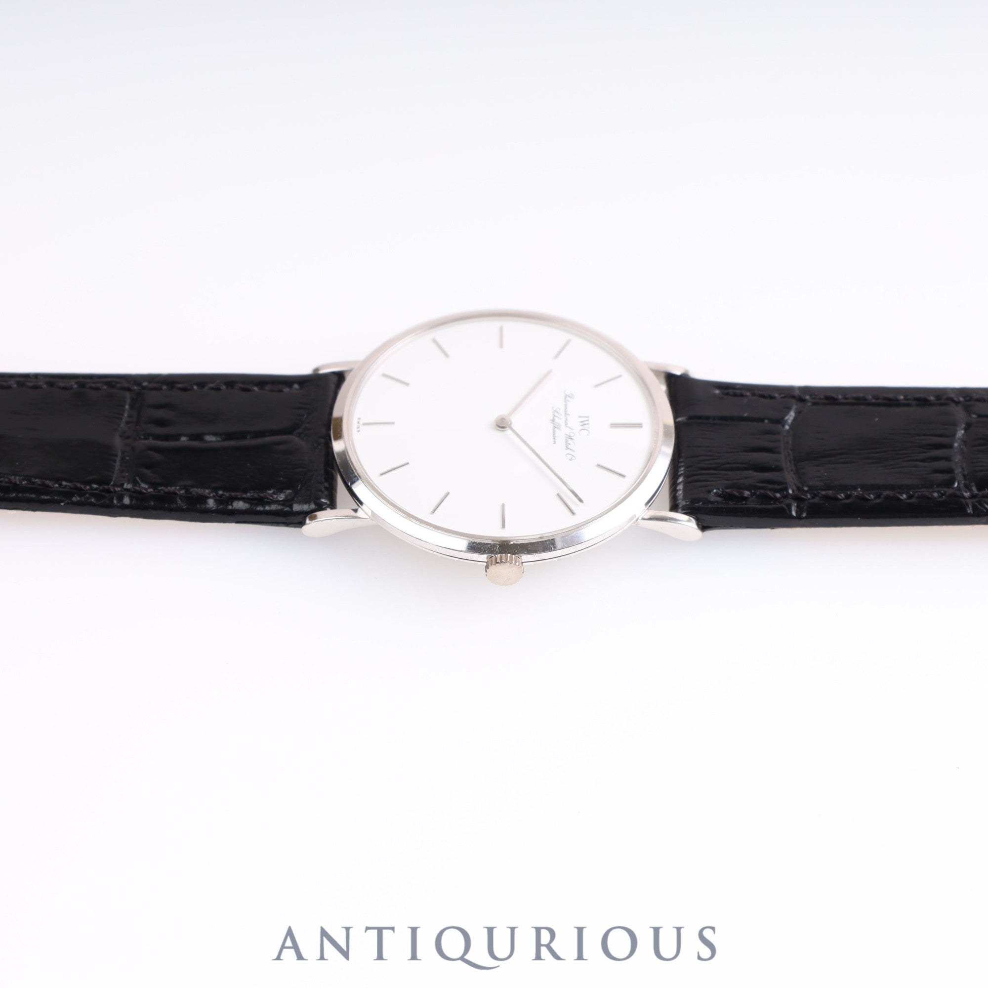 IWC Portofino Manual Winding Cal.1852 WG Leather White Dial 31.6mm IWC