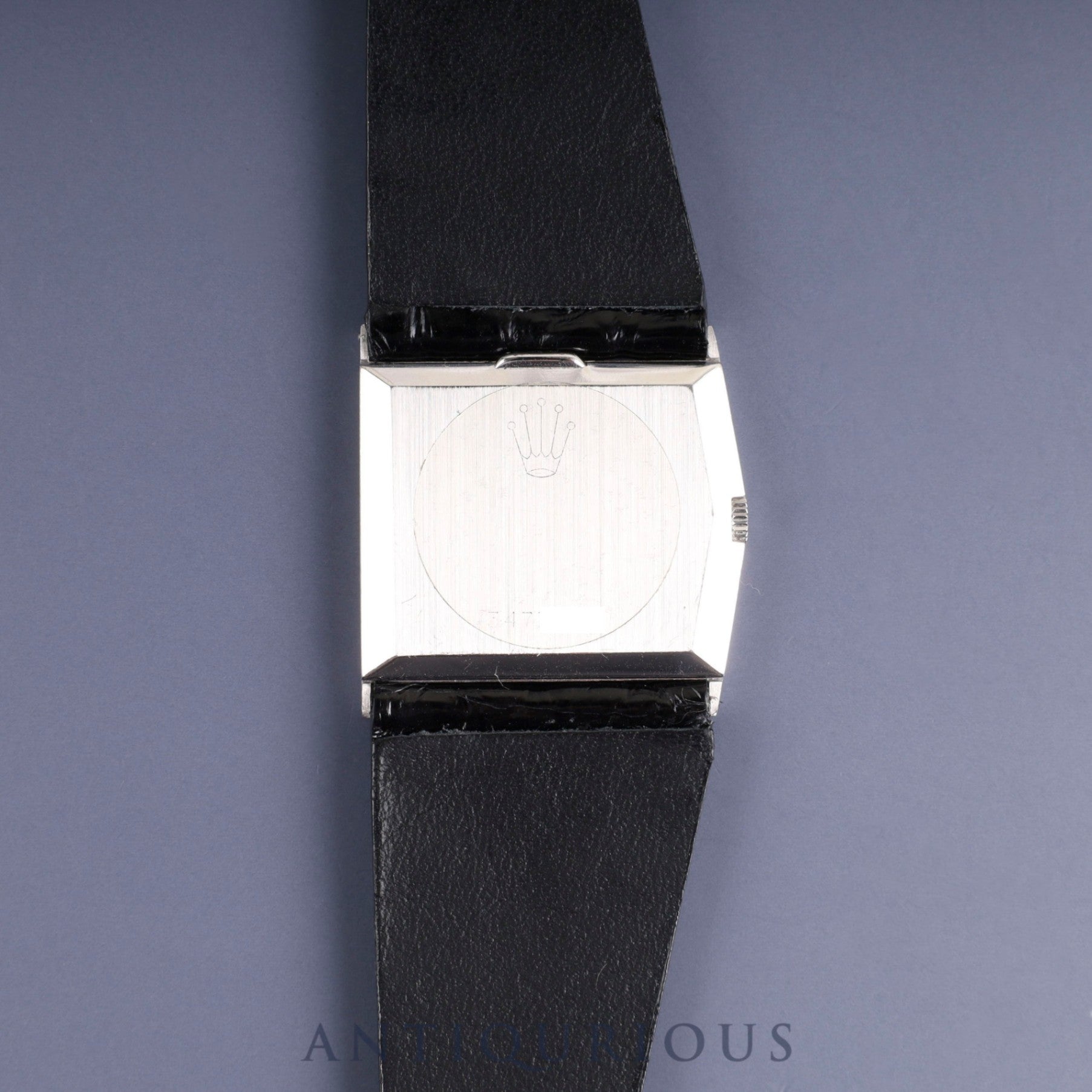 Rolex Cellini King Midas 4017 Manual winding Cal.1600 750 Leather Genuine buckle (SS) Blue dial 27 x 27 mm No. 34 (1971) Overhauled