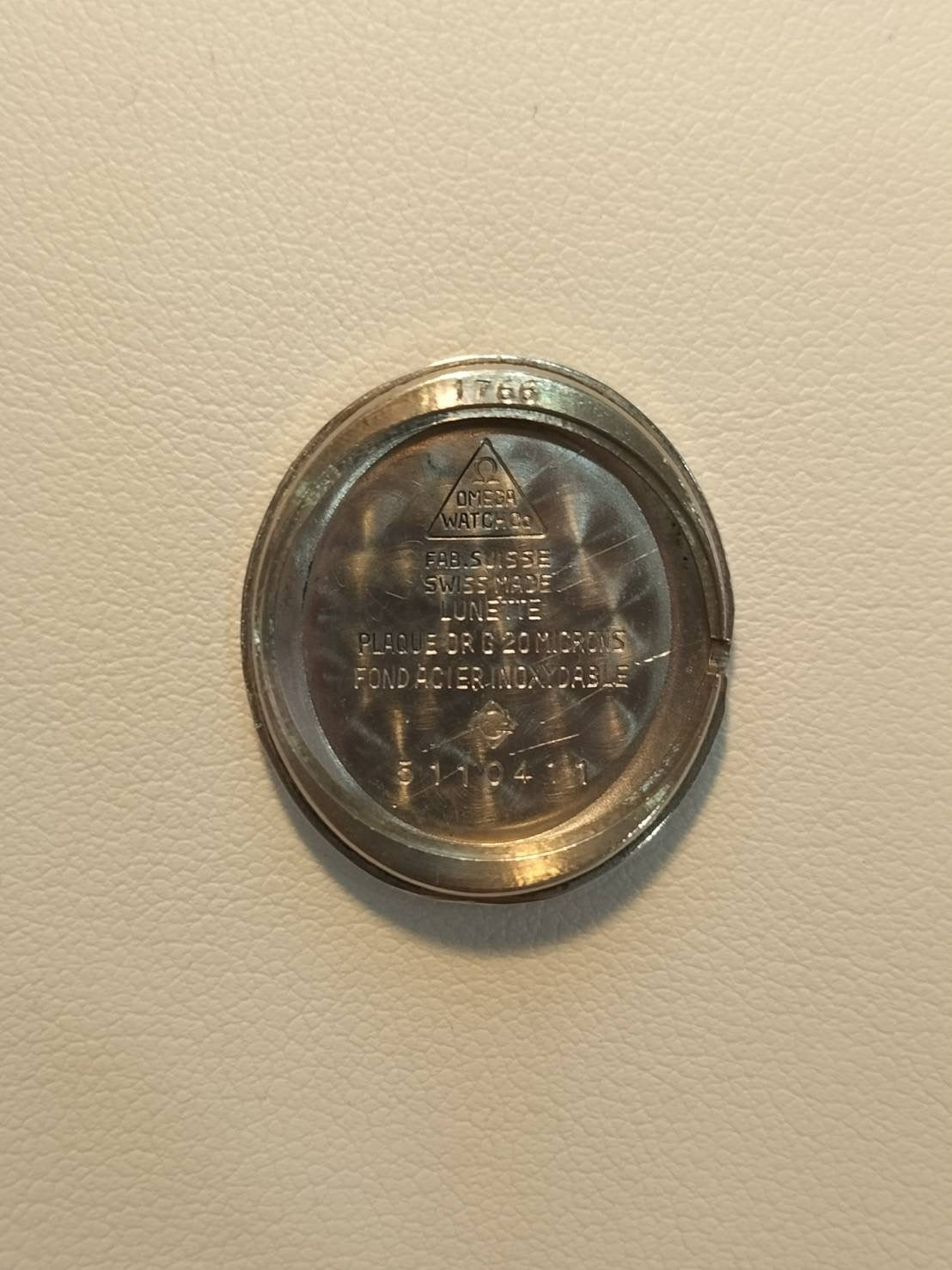 Omega Geneve 5511.0411 Manual winding Cal.625 GP Leather Genuine buckle (GP) Gold dial Overhauled