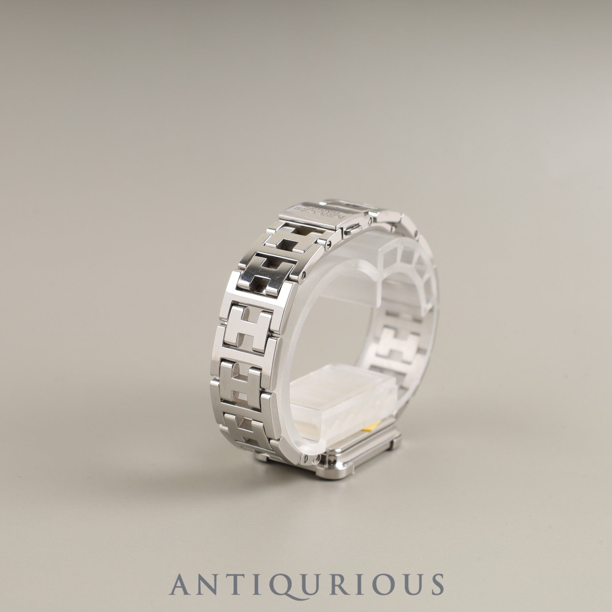 エルメス クロアジュール CR2.210 クォーツ Cal.976.001 SS SS ピンクシェル文字盤 箱 保証書(2013年)オーバーホール済み