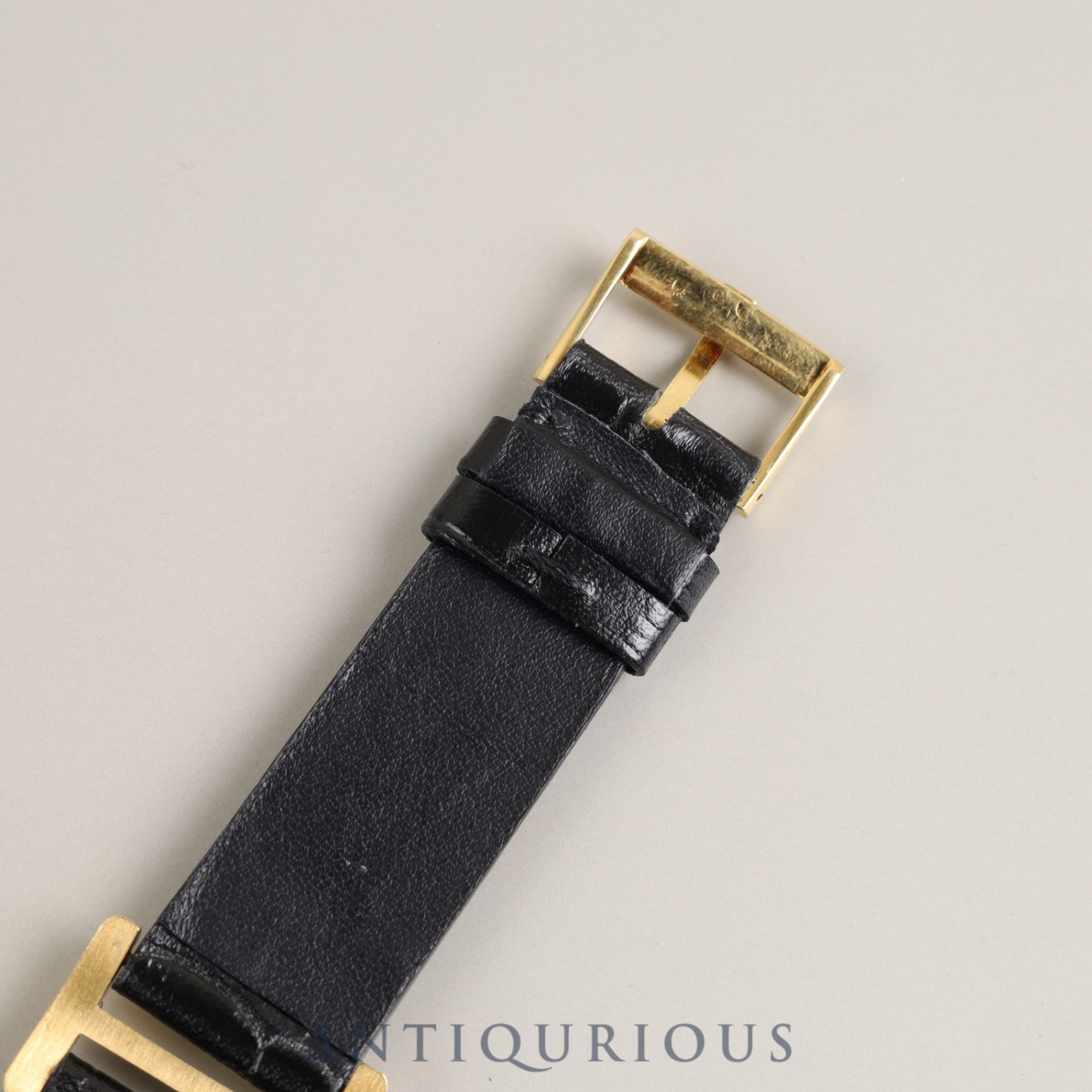 Piaget Tradition 90802D Manual winding Cal.9P2 YG Leather Genuine buckle (750) White dial Overhauled
