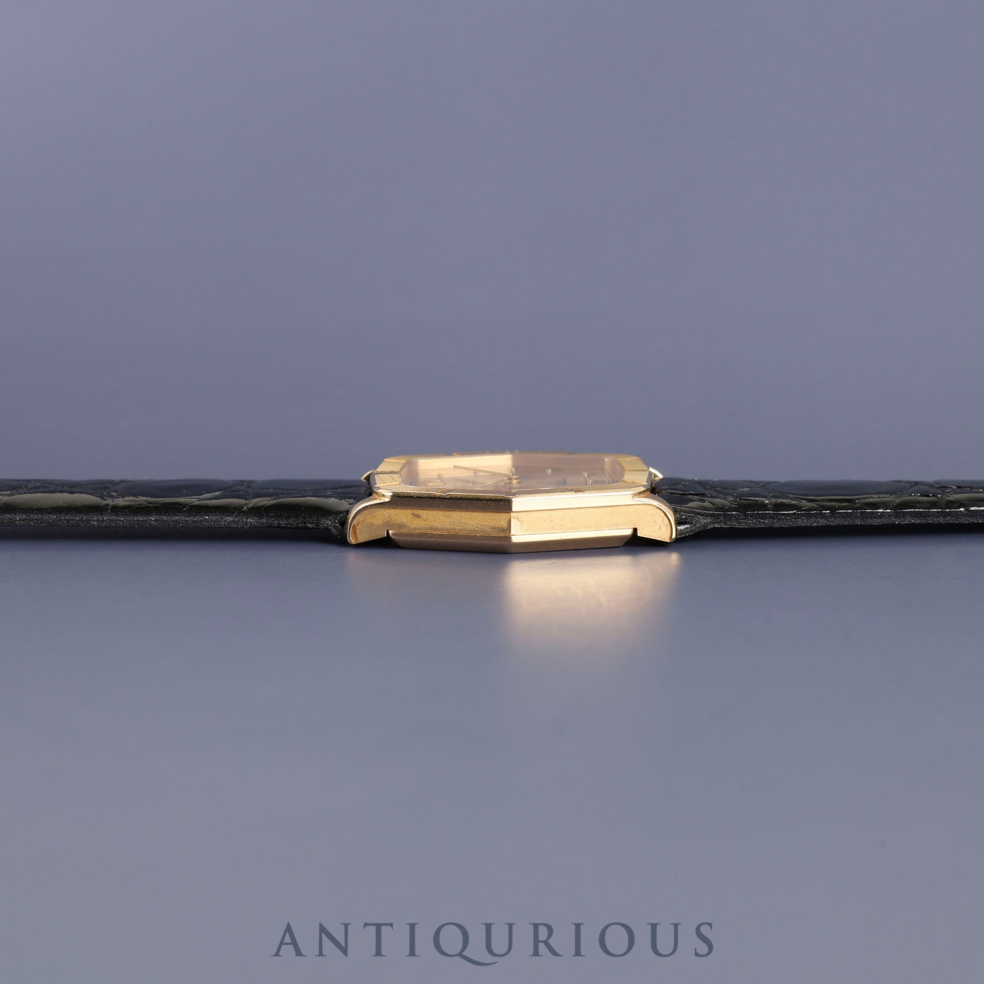 ロレックス チェリーニ 4160 手巻き Cal.1601 18K 革 純正尾錠(GP)シャンパンローマン文字盤 69番(1981年)オーバーホール済み