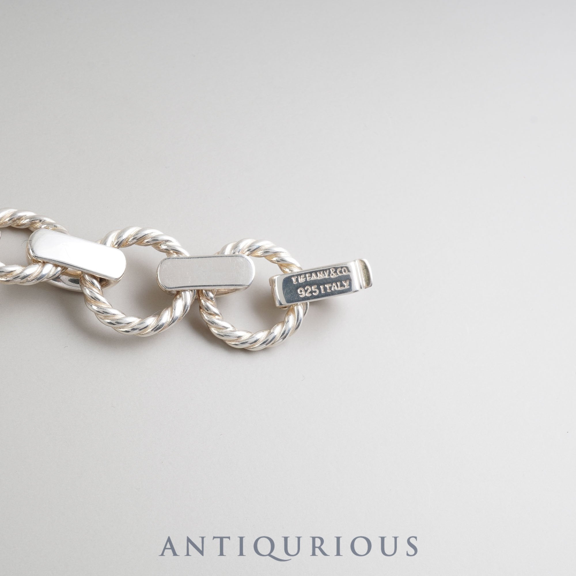 ティファニー ブレスレット ツイスト サークル ヴィンテージ SV925
