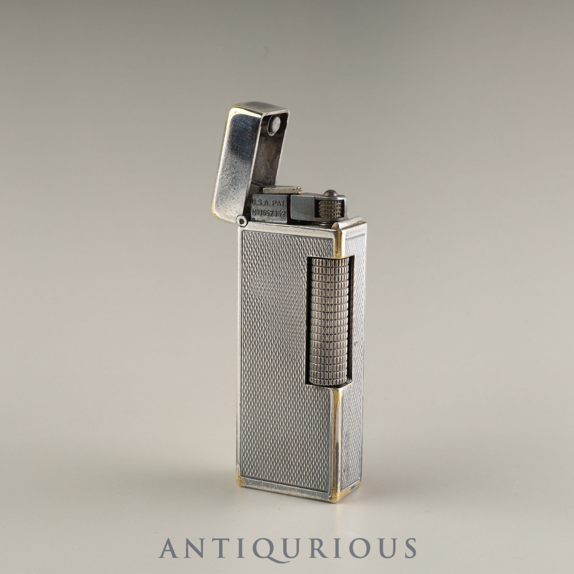 Dunhill Lighter Burley SS Mechanically Adjusted