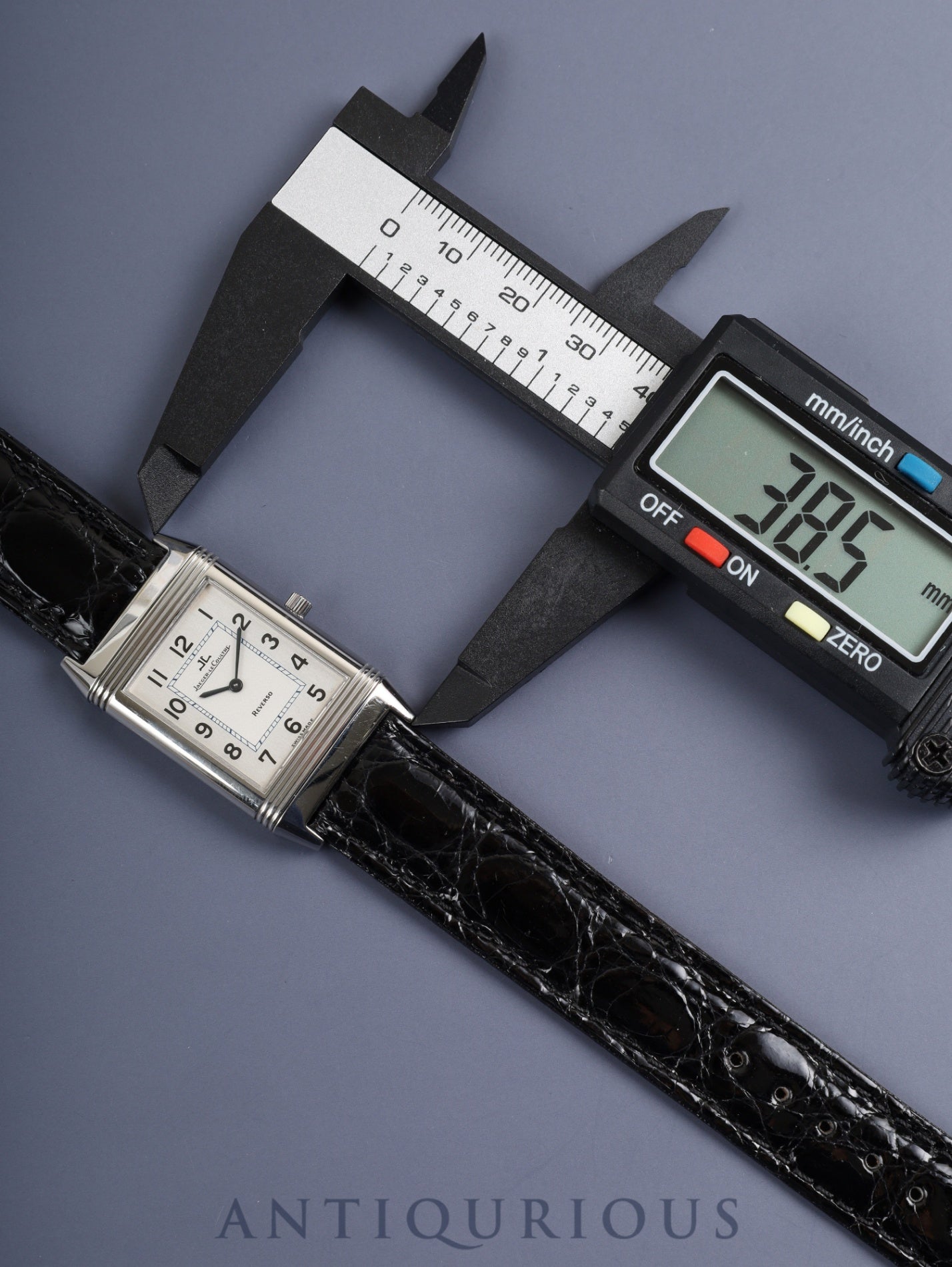 ジャガー・ルクルト レベルソ クラシック 250.8.86 / 250.840.862 手巻き Cal.864/1 SS 革 純正Dバックル(SS)シルバーアラビア文字盤 オーバーホール済み