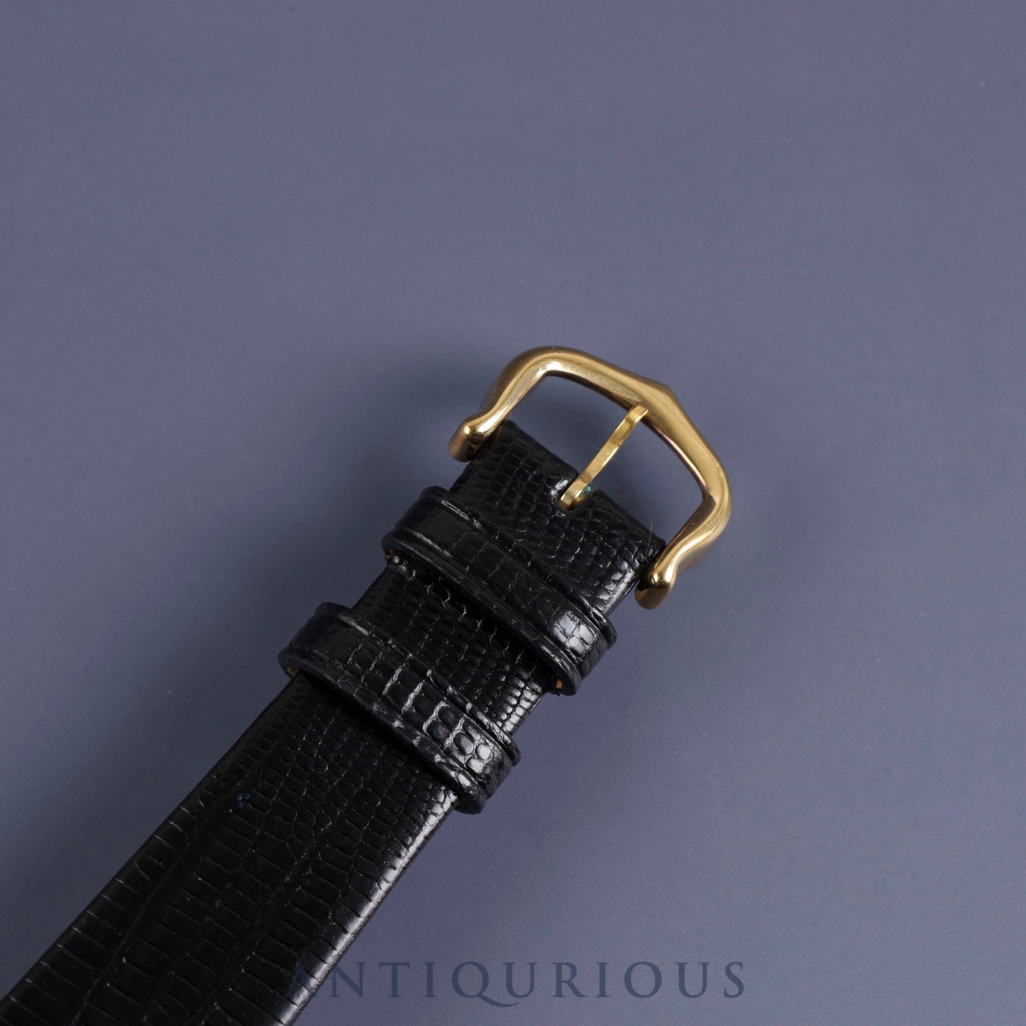 Cartier Must Tank LM 81974913 Manual winding Cal.78-1 Leather Genuine buckle (GP) Black Roman dial Warranty (no date) Overhauled