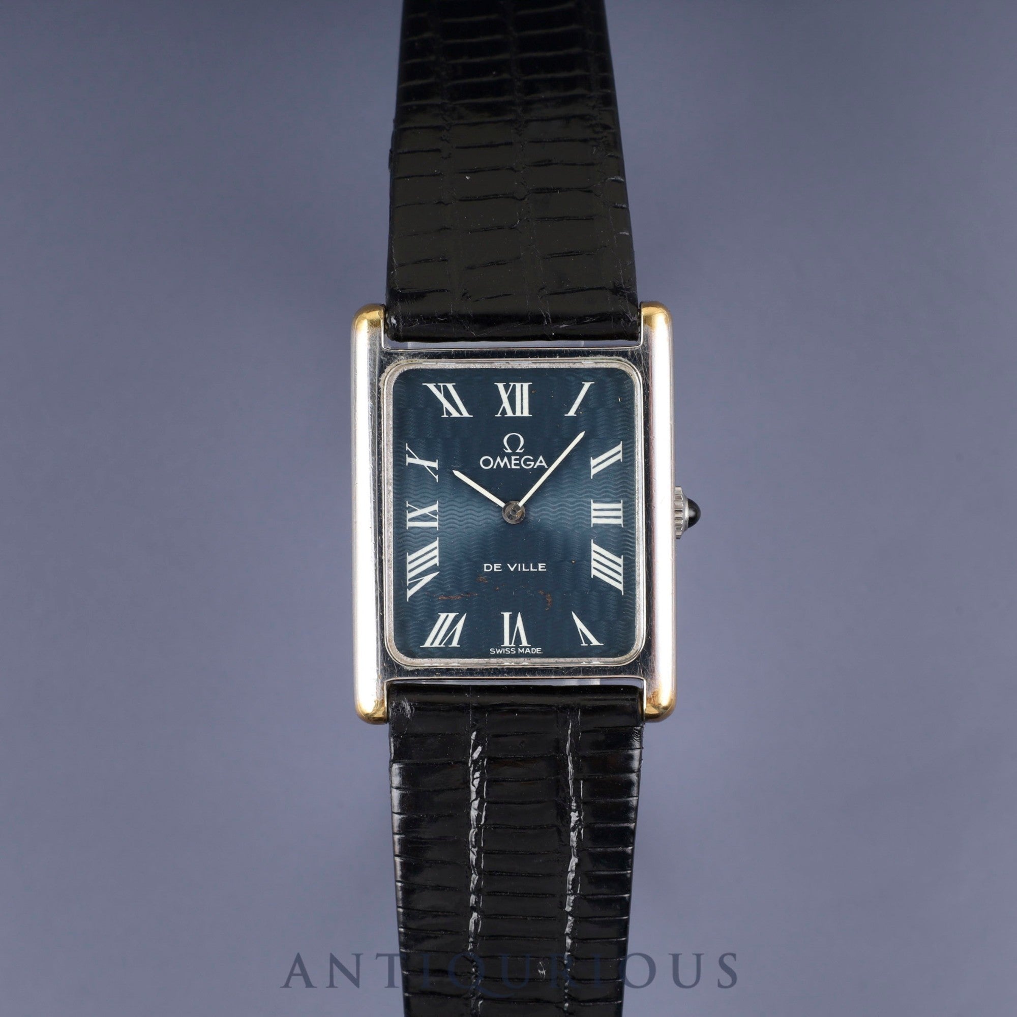 オメガ デ・ヴィル 511.0404 手巻き Cal.625 SS 純正尾錠(SS)ネイビー文字盤 オーバーホール済み