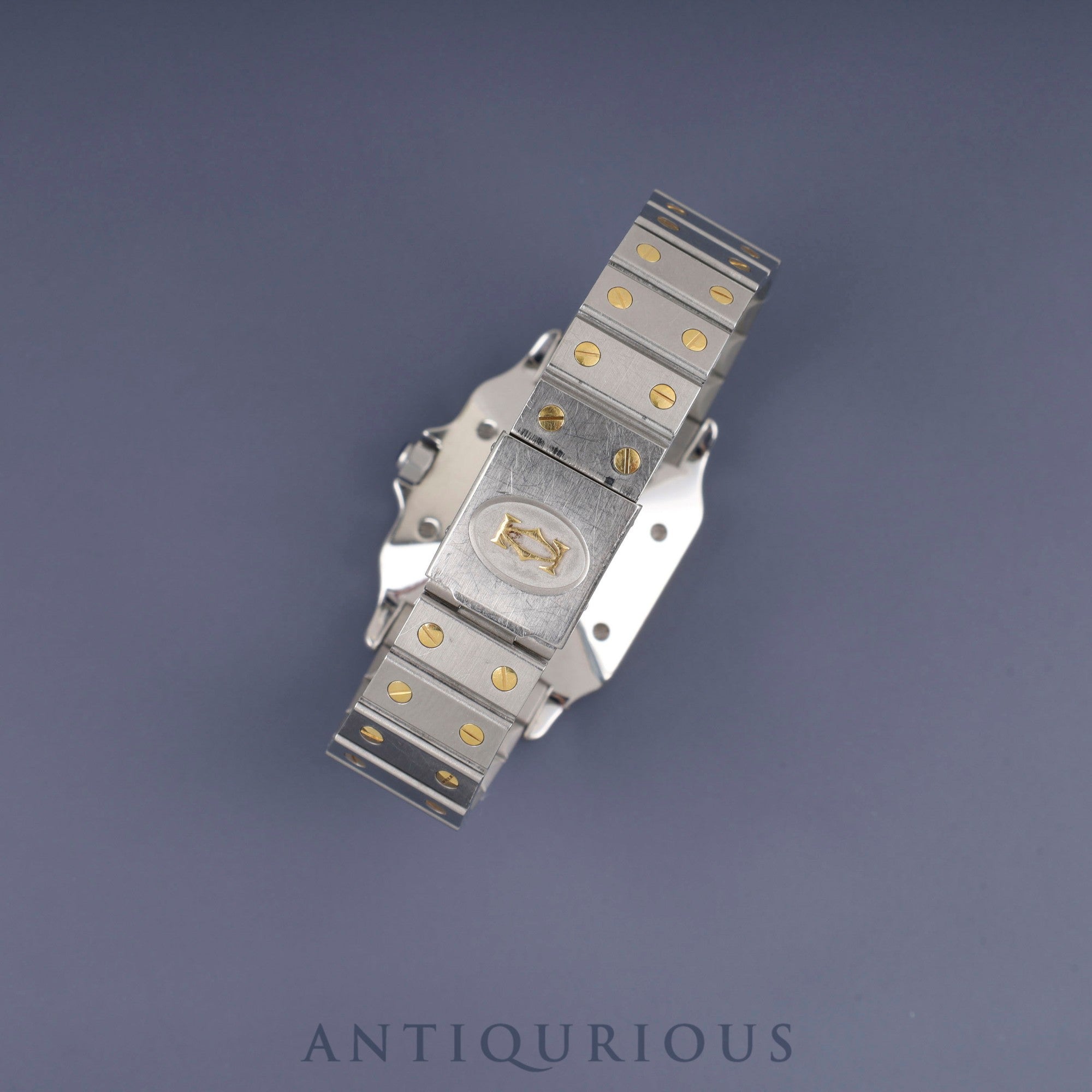 カルティエ サントス ガルベ LM 81036283 / 2961 自動巻き Cal.2671 SS/YG SS/YG ホワイトローマン文字盤 オーバーホール済み