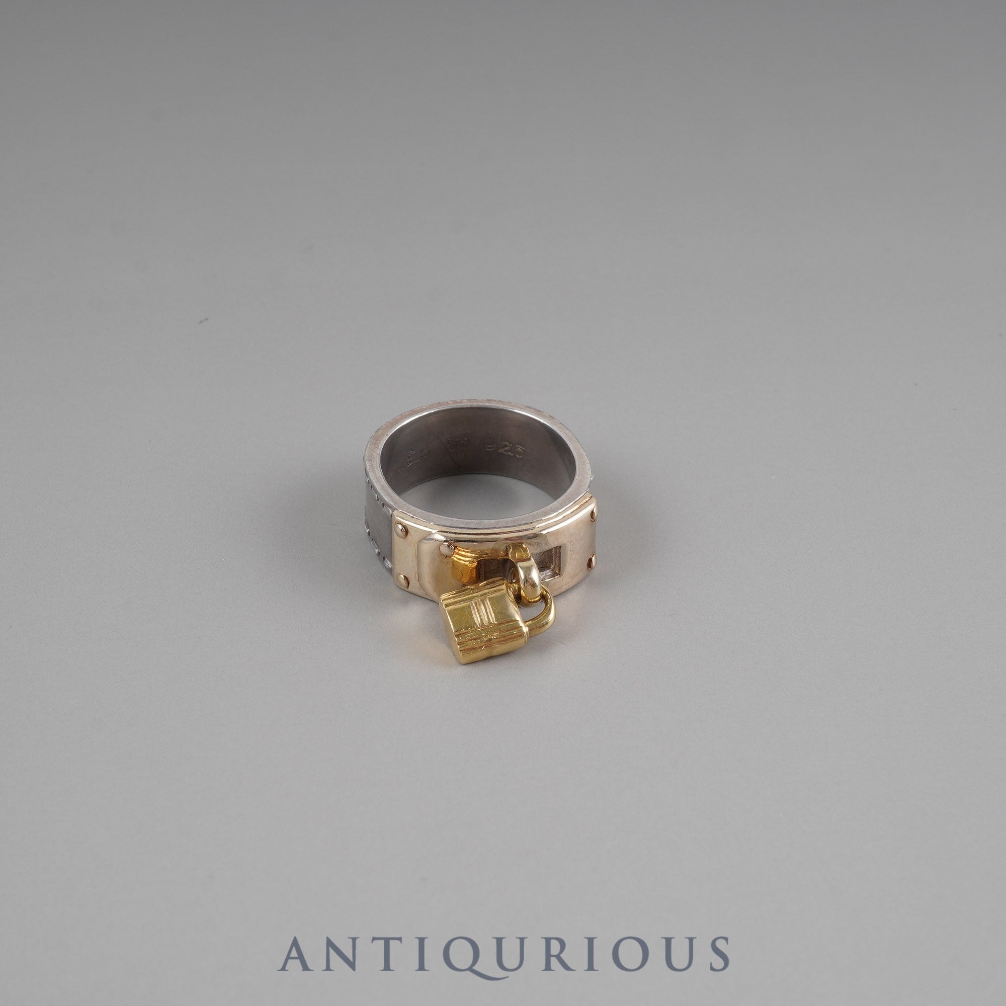 エルメス リング ケリー SV925/750 #51