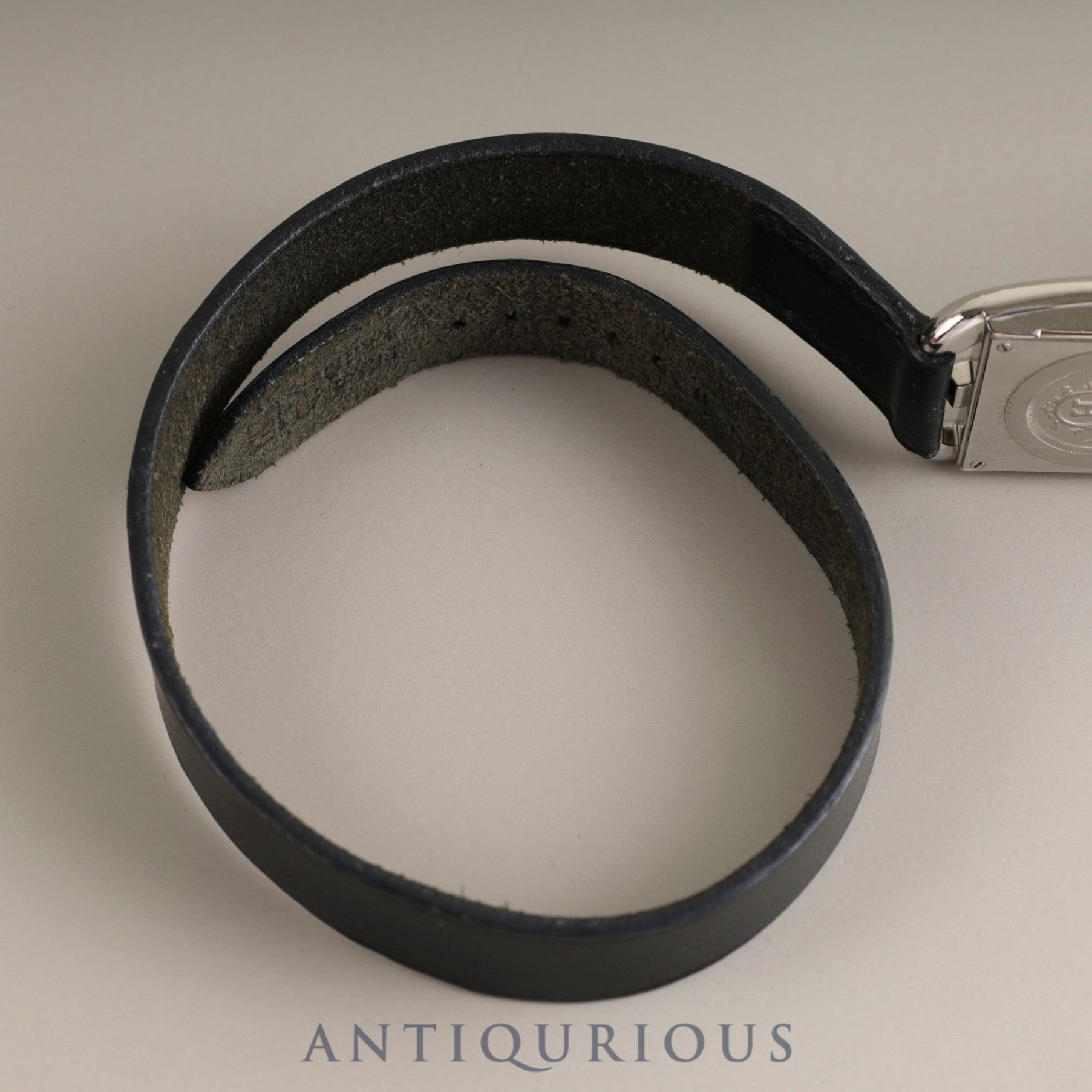 エルメス ケープコッド CC1.210 クォーツ Cal.976.001 SS 純正革ベルト(□J刻:2006年、使用感あり)純正尾錠(SS) グレーアラビア文字盤 箱 冊子 保証書(無記載)オーバーホール済み