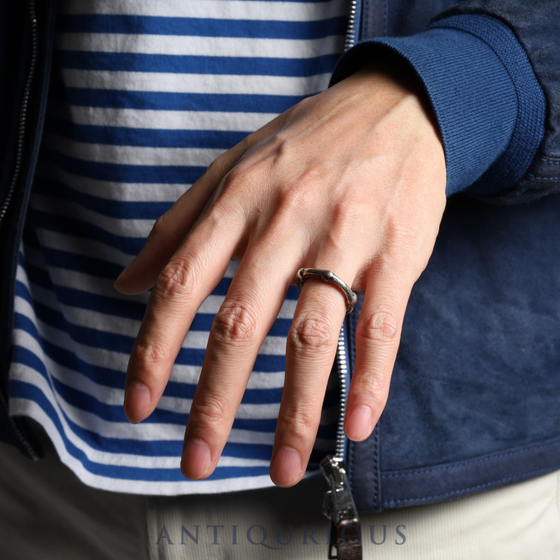 Tiffany ring, bamboo, SV925, size 12, storage bag