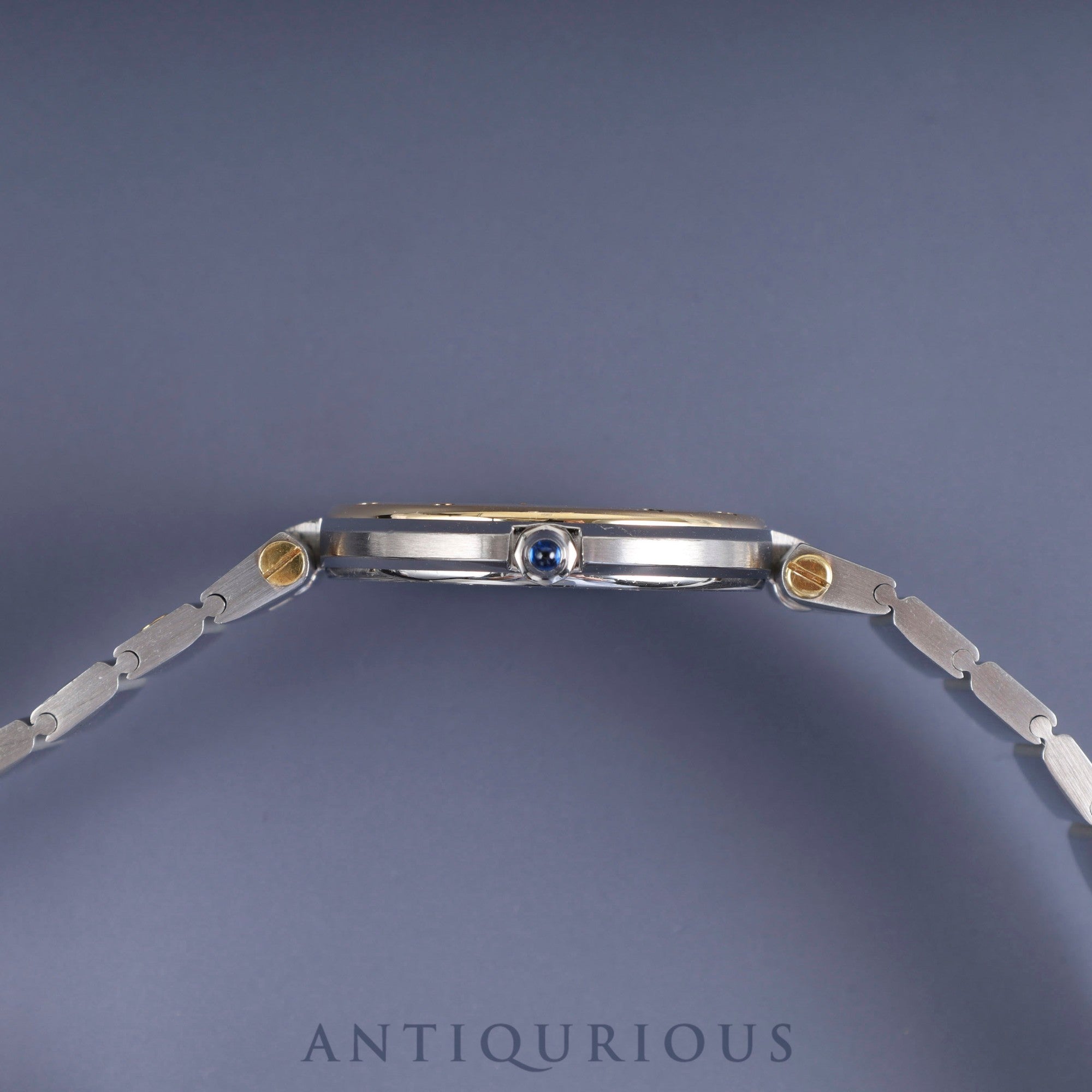 Cartier Santos Vendome LM 83041488 / 8191 Quartz SS/YG SS /YG Grey Ghost Dial Complete service completed at Cartier boutique