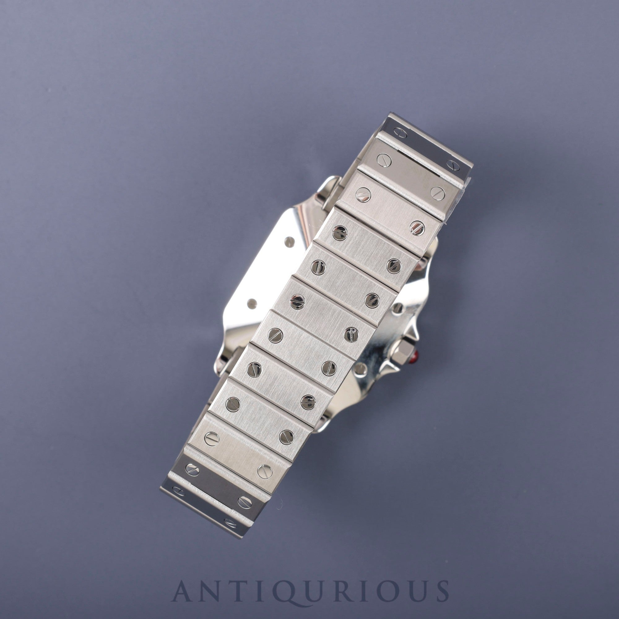 Cartier Santos Galbee LM 45168281/1553 Automatic SS SS Garnet dial Bordeaux dial Complete service (full maintenance) completed at Cartier boutique