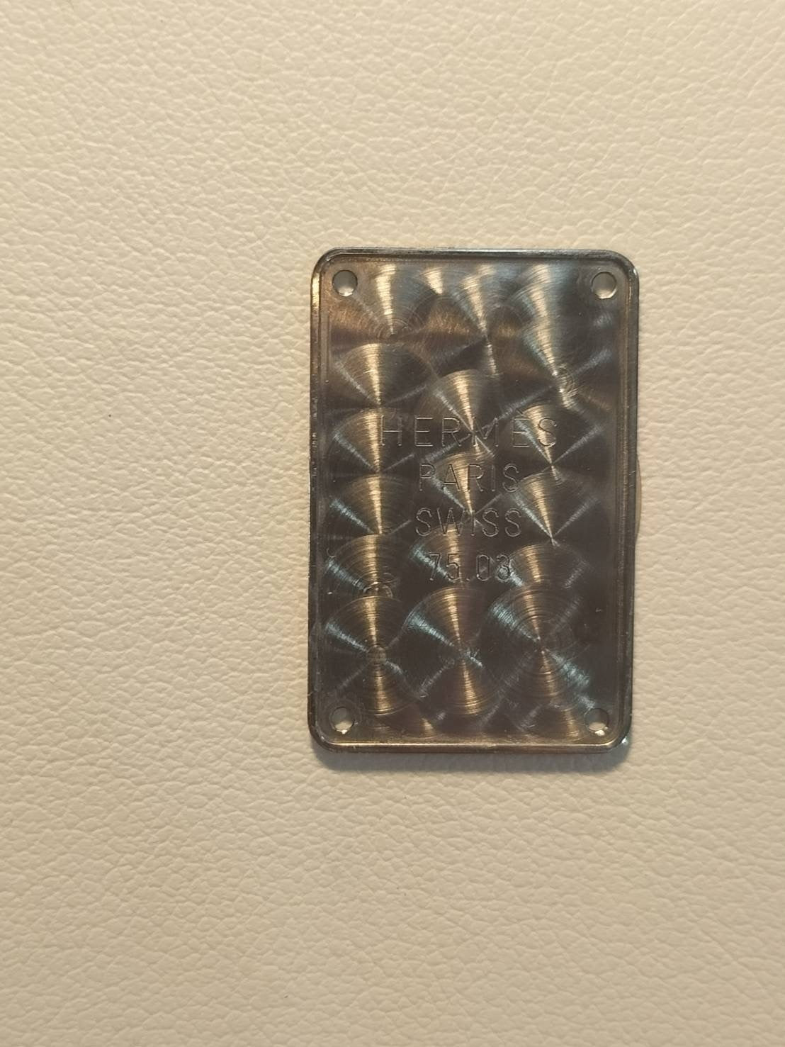 Hermes Cloajour CR1.240 Quartz Cal.976.001 SS/GP SS/GP Champagne Dial Box Case Overhauled