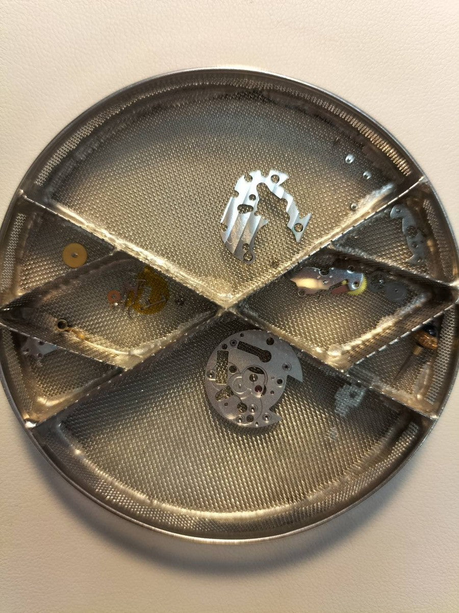 カルティエ マストコリゼ 2410 クォーツ Cal.157 SV925 革 純正尾錠(GP) ホワイト文字盤 24mm 箱 保証書(1999年)オーバーホール済み