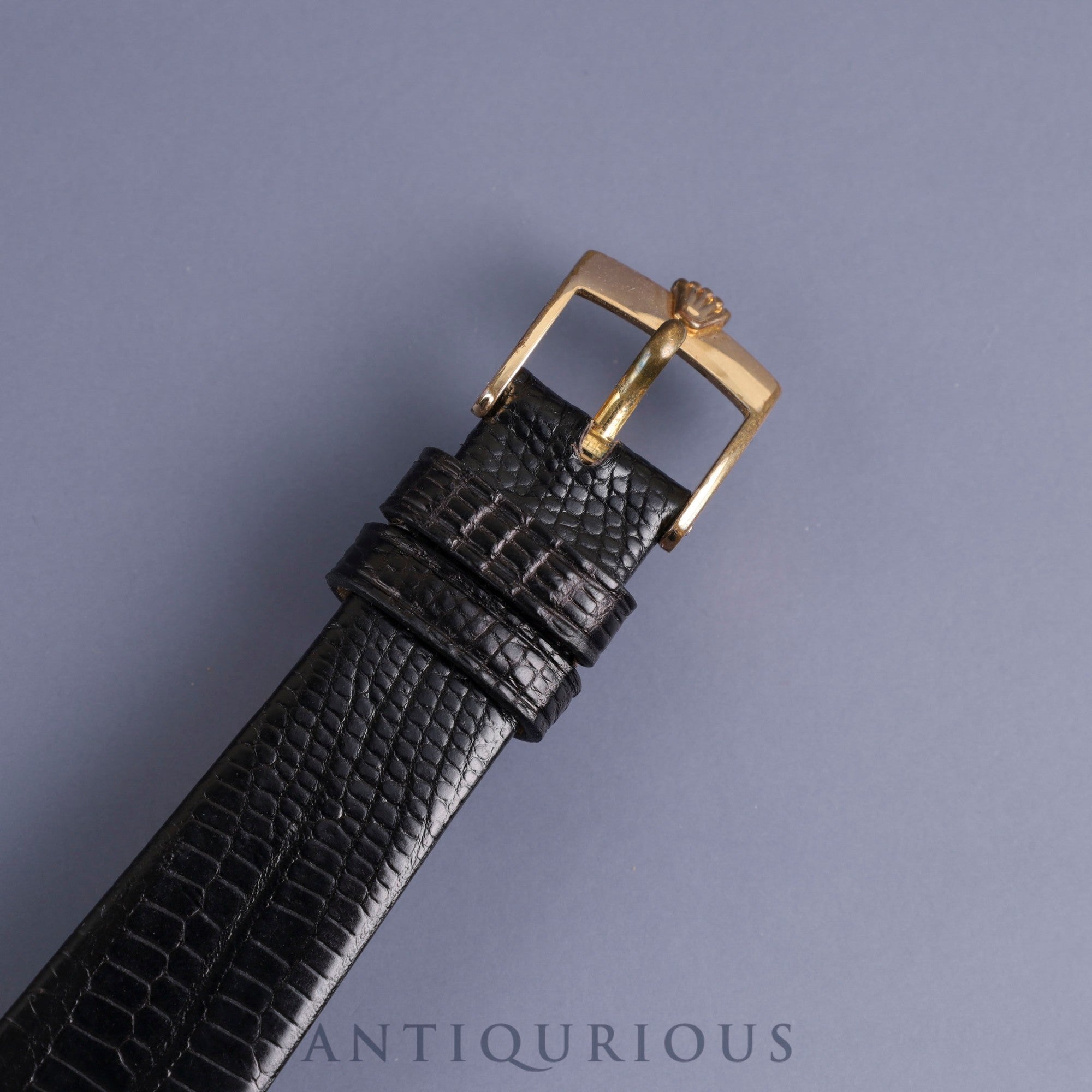 Rolex Cellini 3806/8 Manual winding Cal.1600 750 Leather Genuine buckle (GP) Black dial No. 40 (1974) Box International service warranty (2013) Overhauled