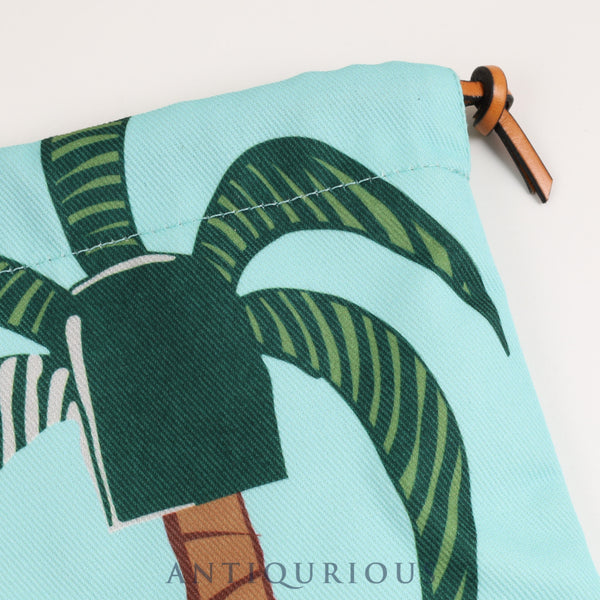 ロエベ ケン・プライス カプセルコレクション イースターアイランド ドローストリング ポーチ