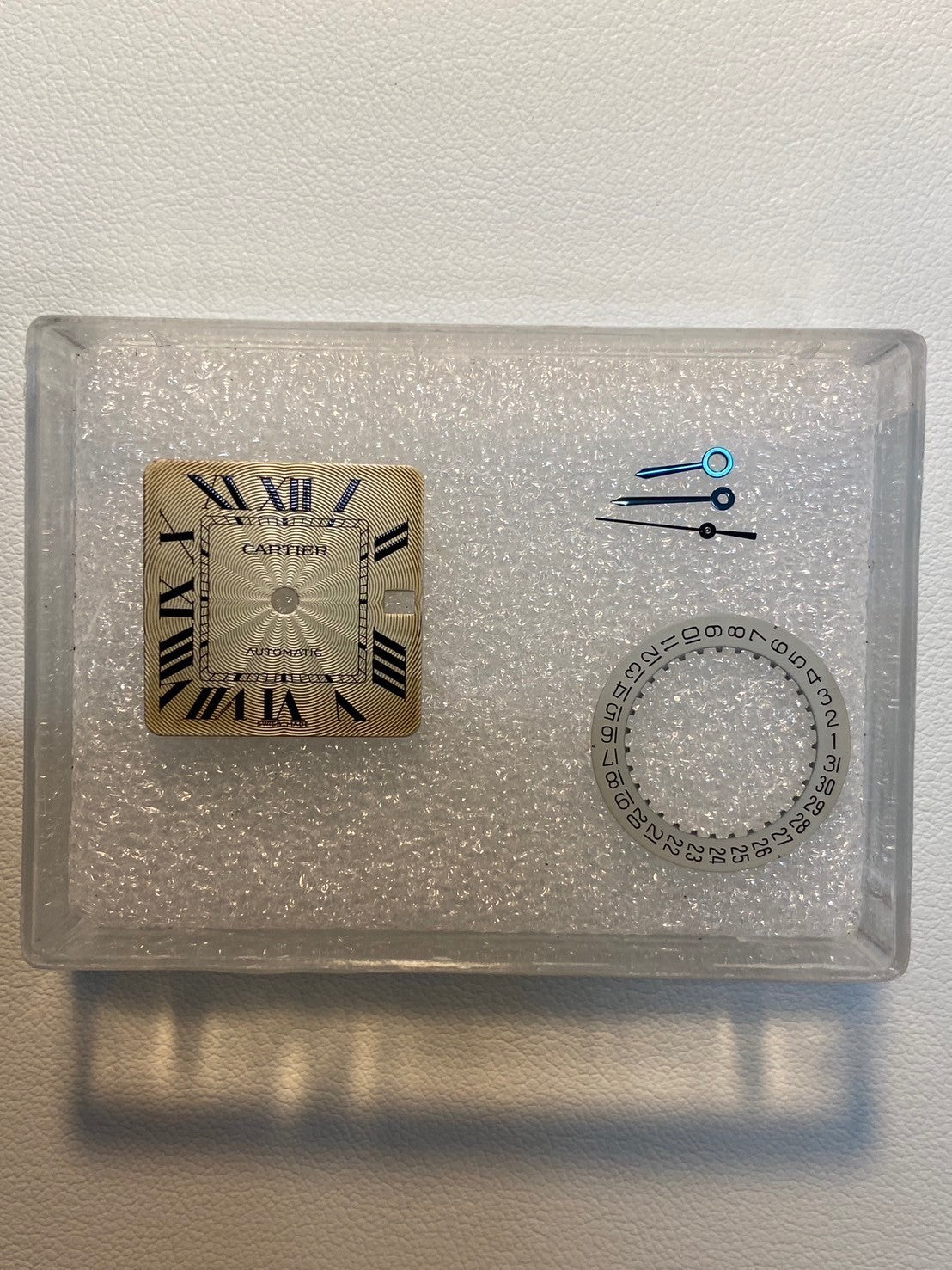 Cartier Santos Galbee LM W20058C4 / 2319 Automatic Cal.- SS / YG Guilloche Dial Overhauled