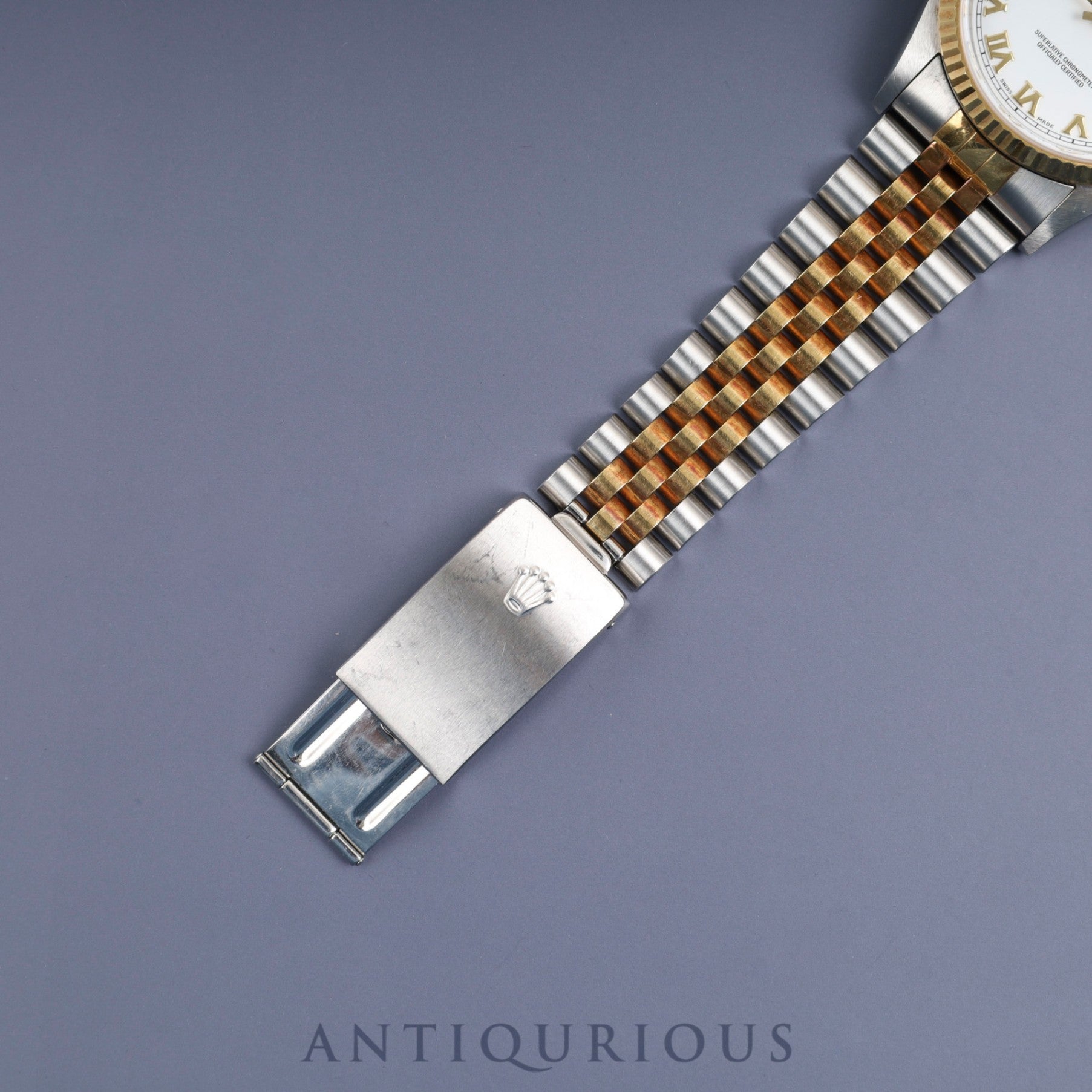 ロレックス デイトジャスト 36 16233 自動巻き Cal.3135 SS/YG SS/YG ホワイトシャンタン文字盤 P番(2000年) オーバーホール済み