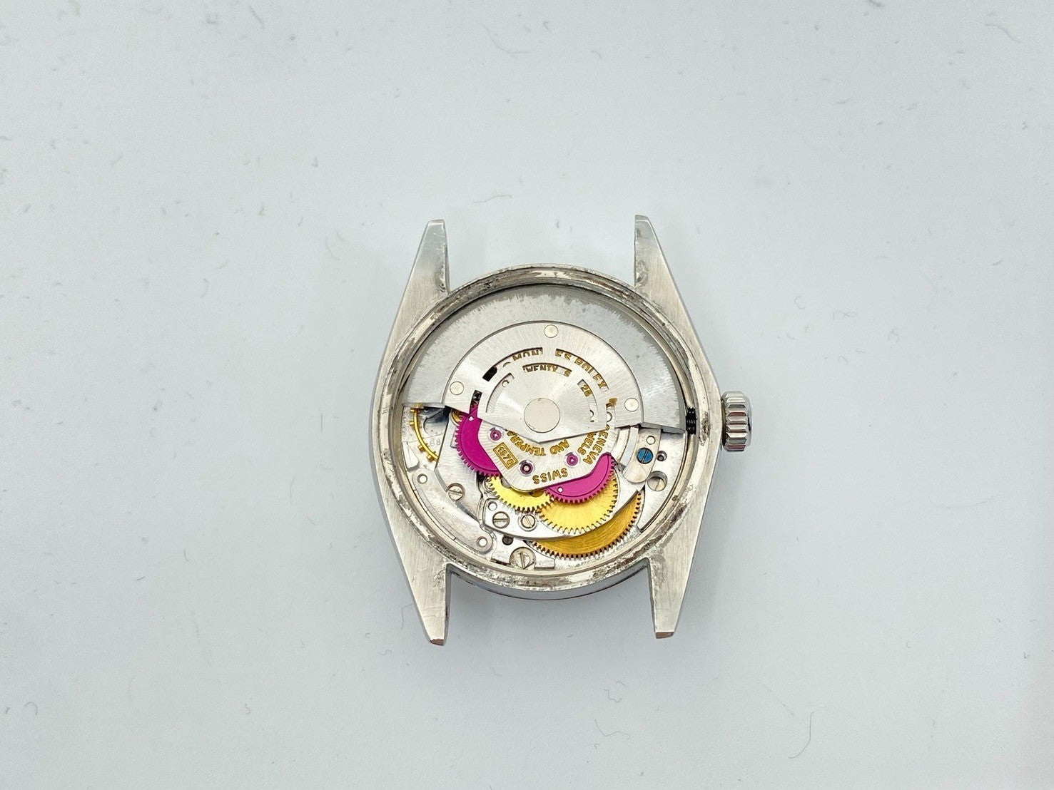 Rolex Oyster Perpetual Date 1500 Automatic Caliber 1570 Stainless Steel Gray Dial 36mm No. 19 (1966) Overhauled