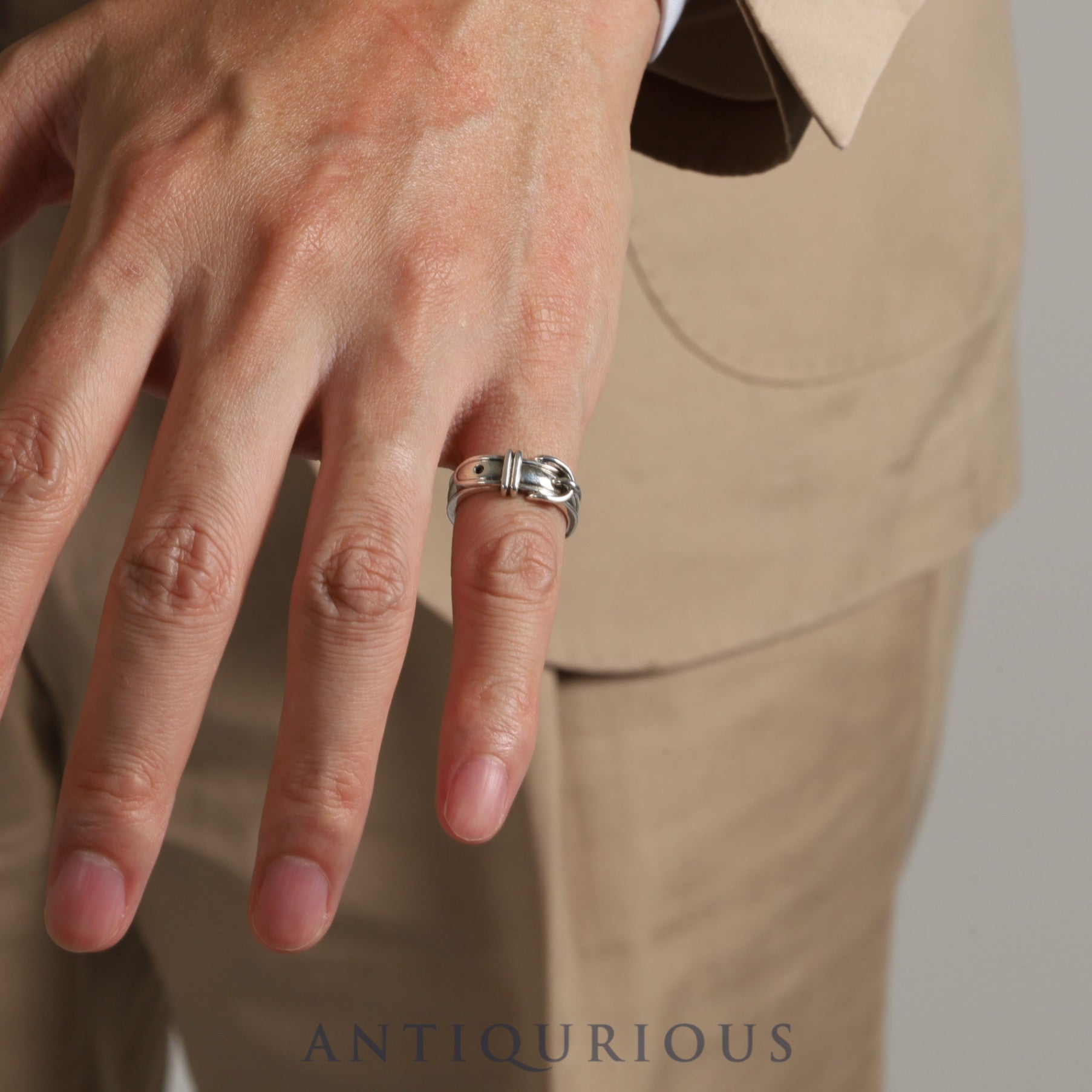 Hermes Ring Santur 925 #50 Box
