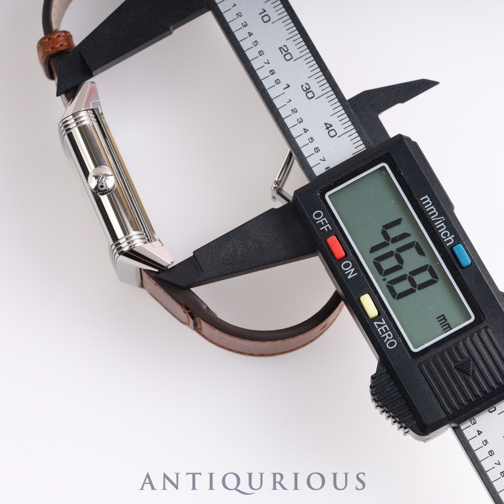 Jaeger-LeCoultre Reverso Classic Large Duo Small Second 215.8.D4 (Q3848422) Manual winding SS Genuine leather strap Genuine buckle (SS) Silver / Black dial Box Warranty (2023)