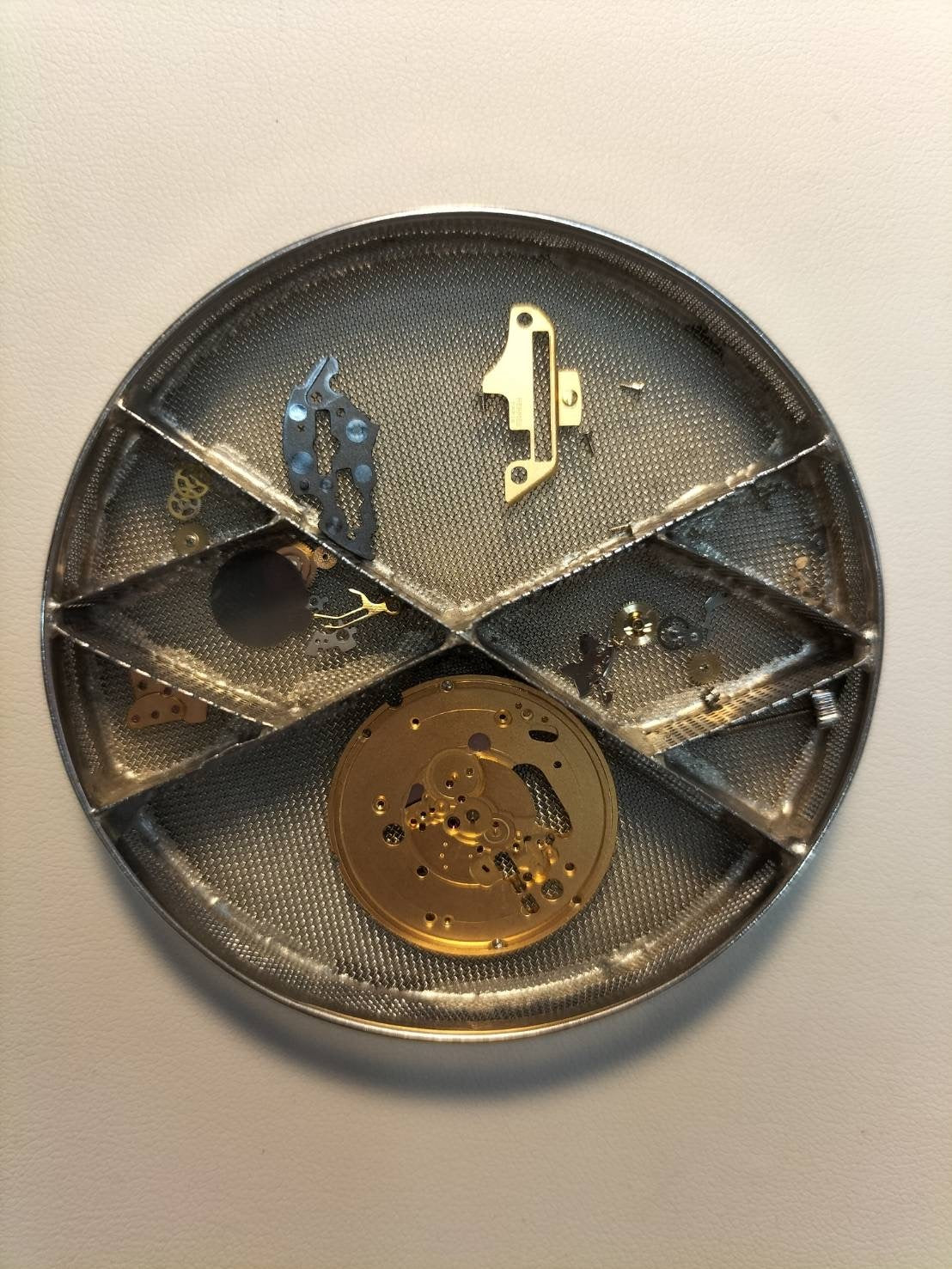 Hermes Clipper 48 03 Quartz SS/GP SS/GP White Dial Overhauled
