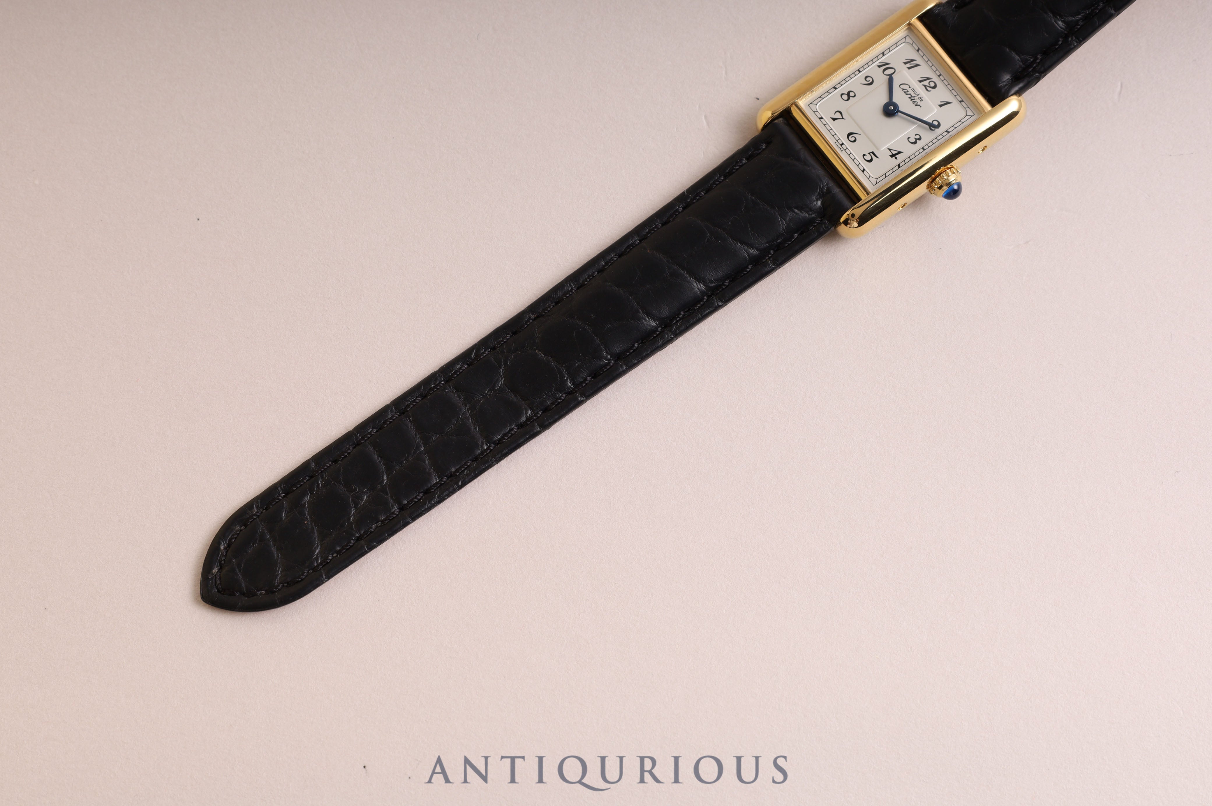 Cartier Must Tank SM QZ Arabic Dial 5057001 D Buckle