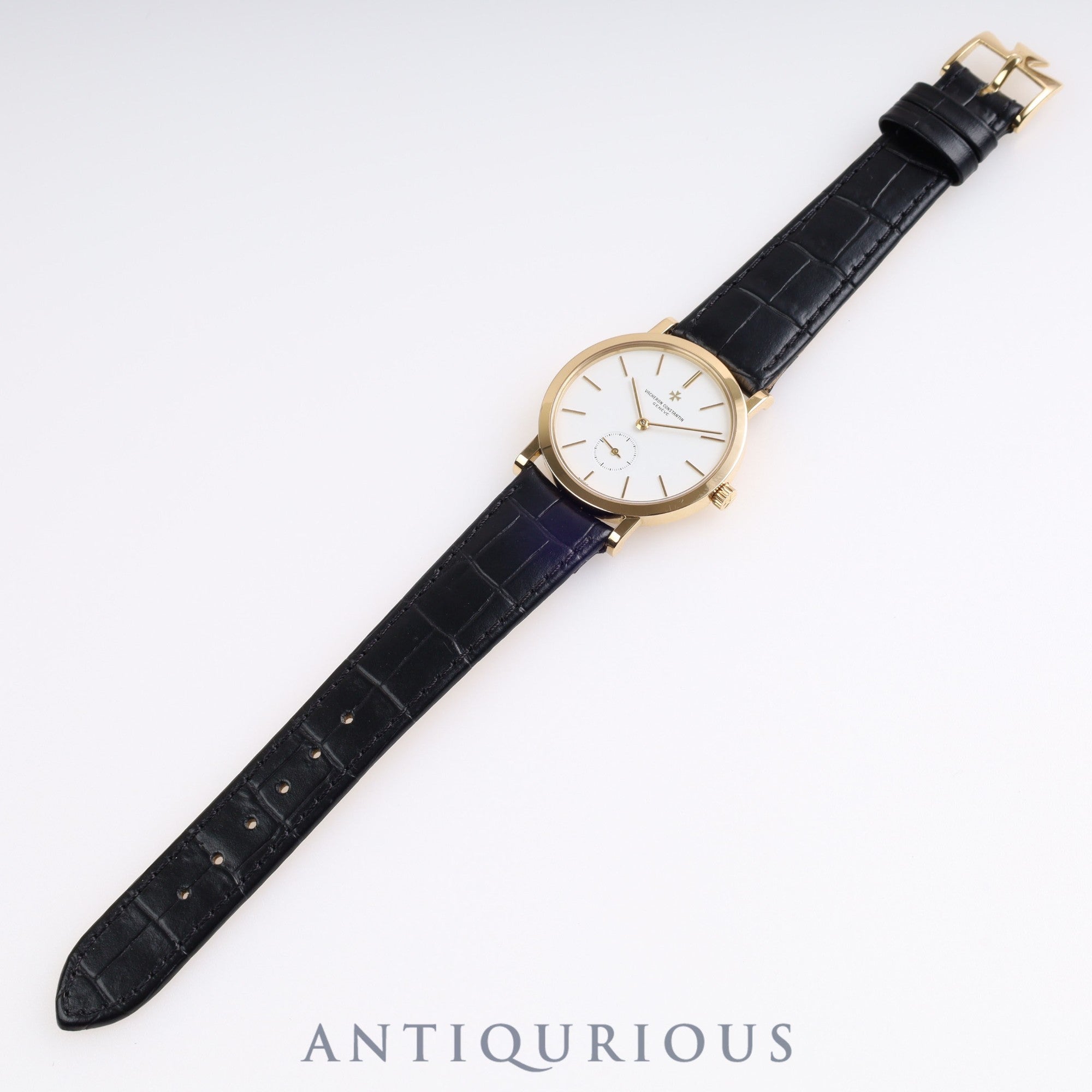 Vacheron Constantin Essential 92240/000J-4 Manual winding Cal.1014/1 YG Leather White dial Box Case Warranty card