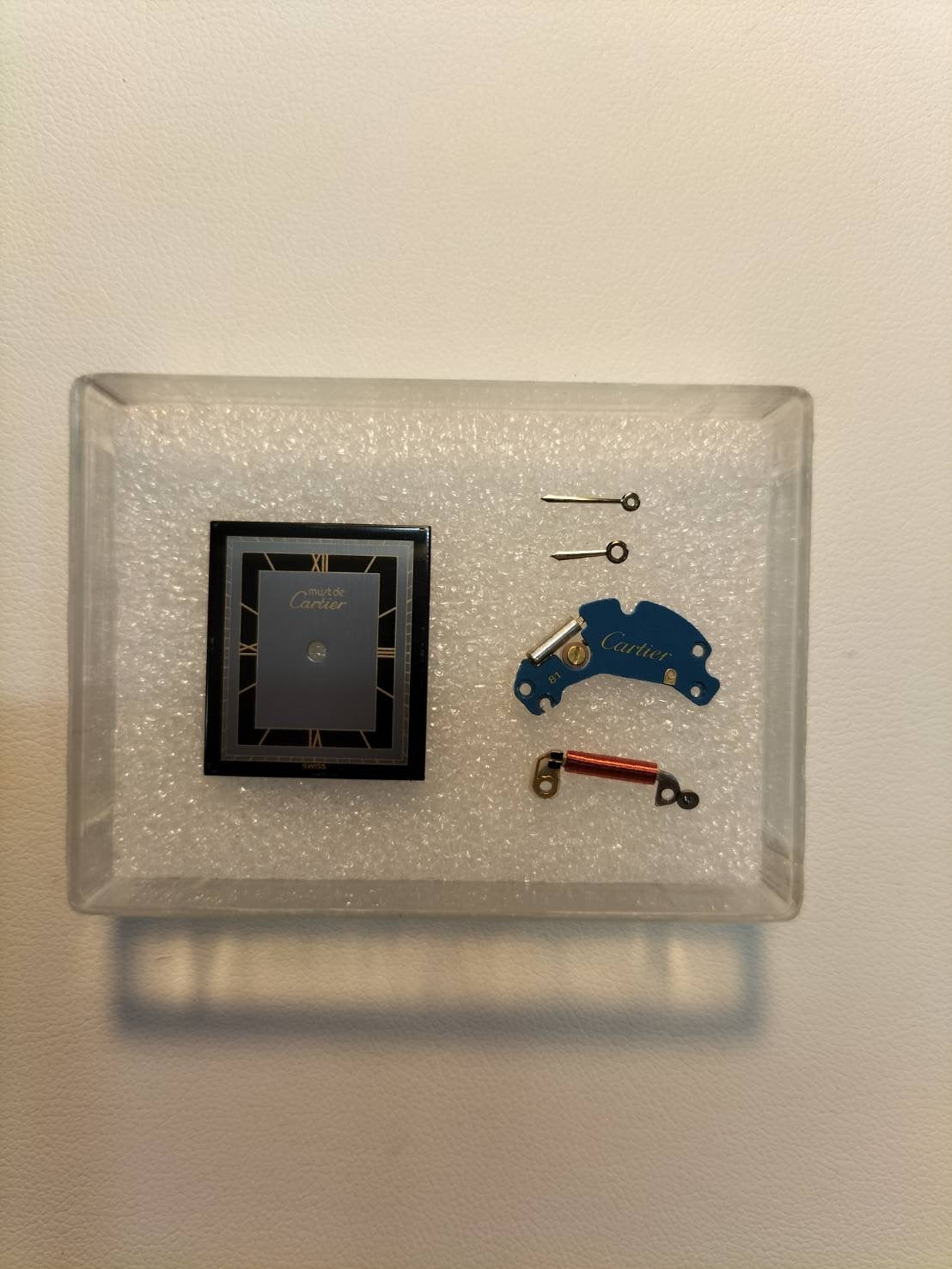 カルティエ マストタンク LM 6 81006 クォーツ Cal.81 SV925 革 純正ピンバックル(GP)グレー飛びローマン文字盤(SWISS表記)オーバーホール済み 新品仕上げ済み