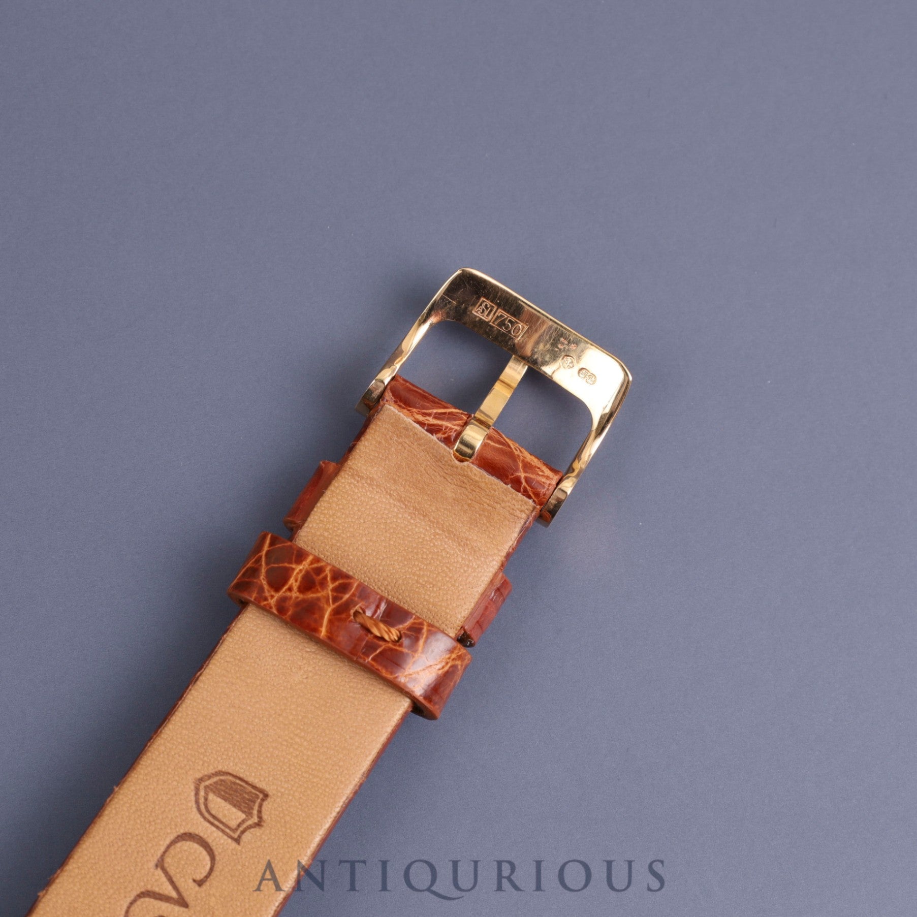 Girard-Perregaux Vintage 1945 2590 Manual winding Cal.2409 YG Leather Genuine buckle (750) Champagne Arabic dial Overhauled