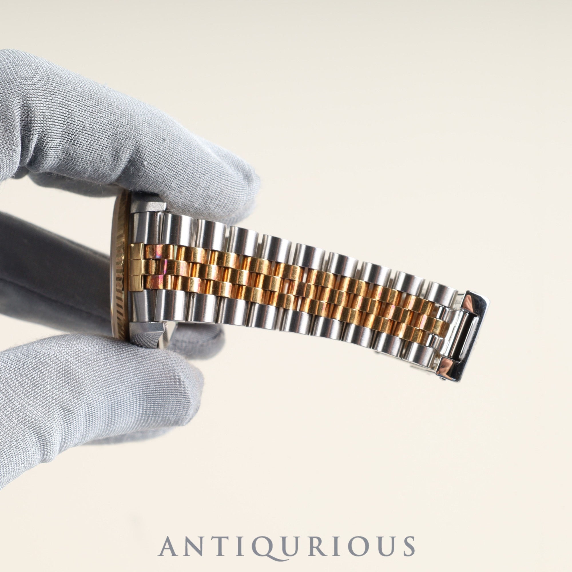 ロレックス デイトジャスト 36 16233 自動巻き Cal.3135 SS/YG SS/YG ホワイトシャンタン文字盤 P番(2000年) オーバーホール済み