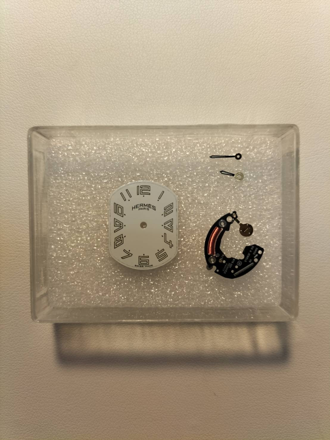 エルメス ラリー RA1.220 クォーツ Cal.976.001 SS/GP SS/GP ホワイト文字盤 オーバーホール済み