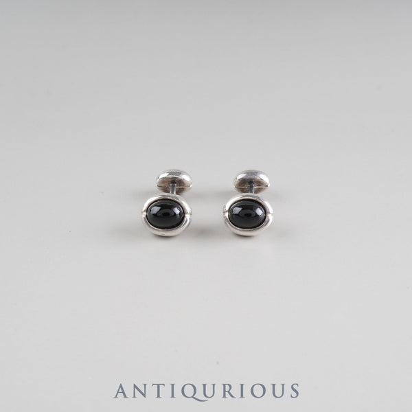 Hermes Cufflinks Color Stone SV925